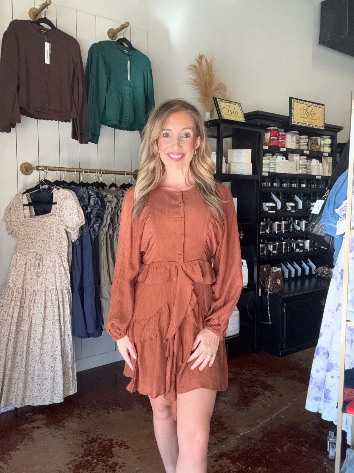 The Annie Ruffle Tiered Dress