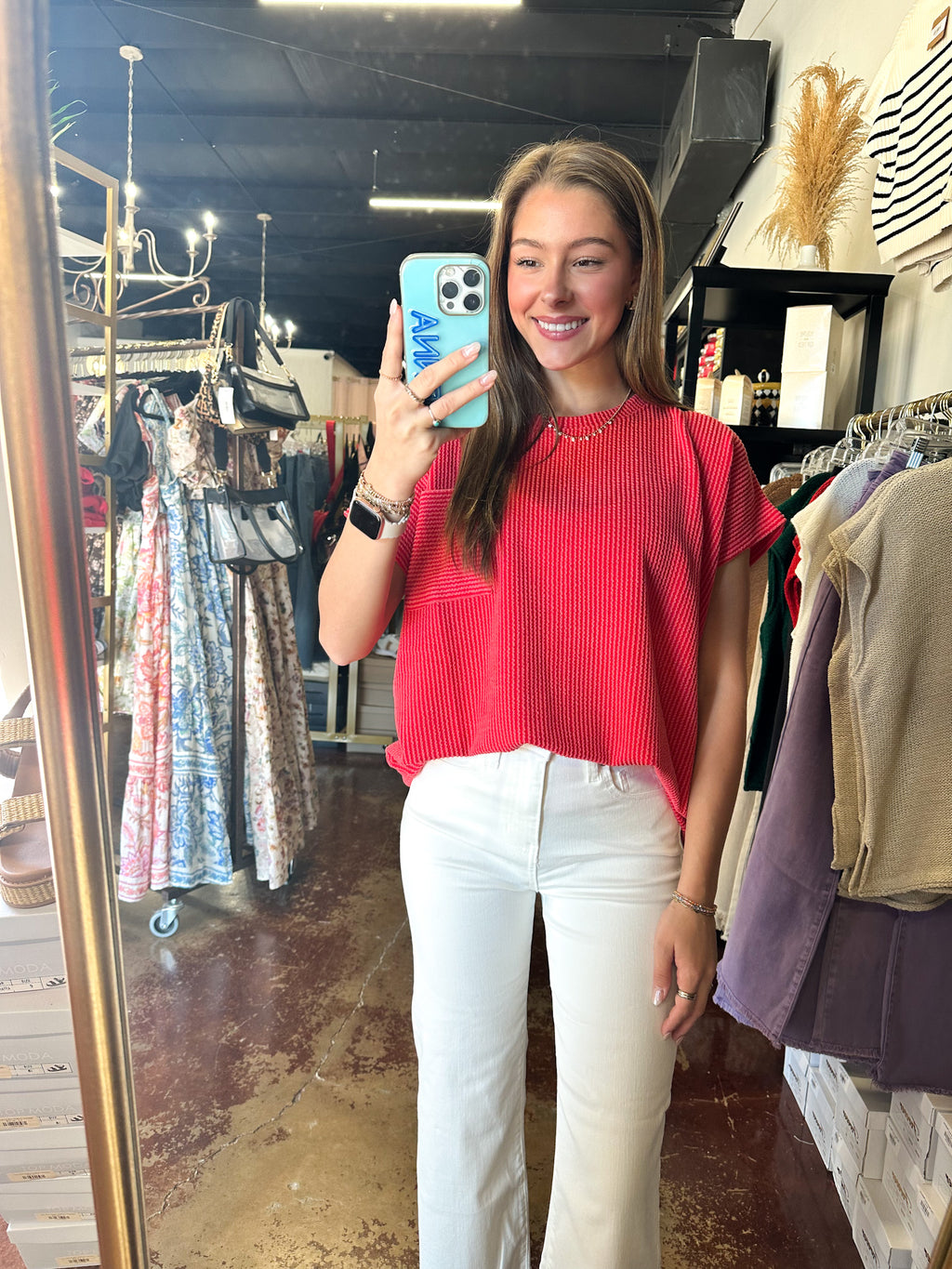 The Natalie Ribbed Top