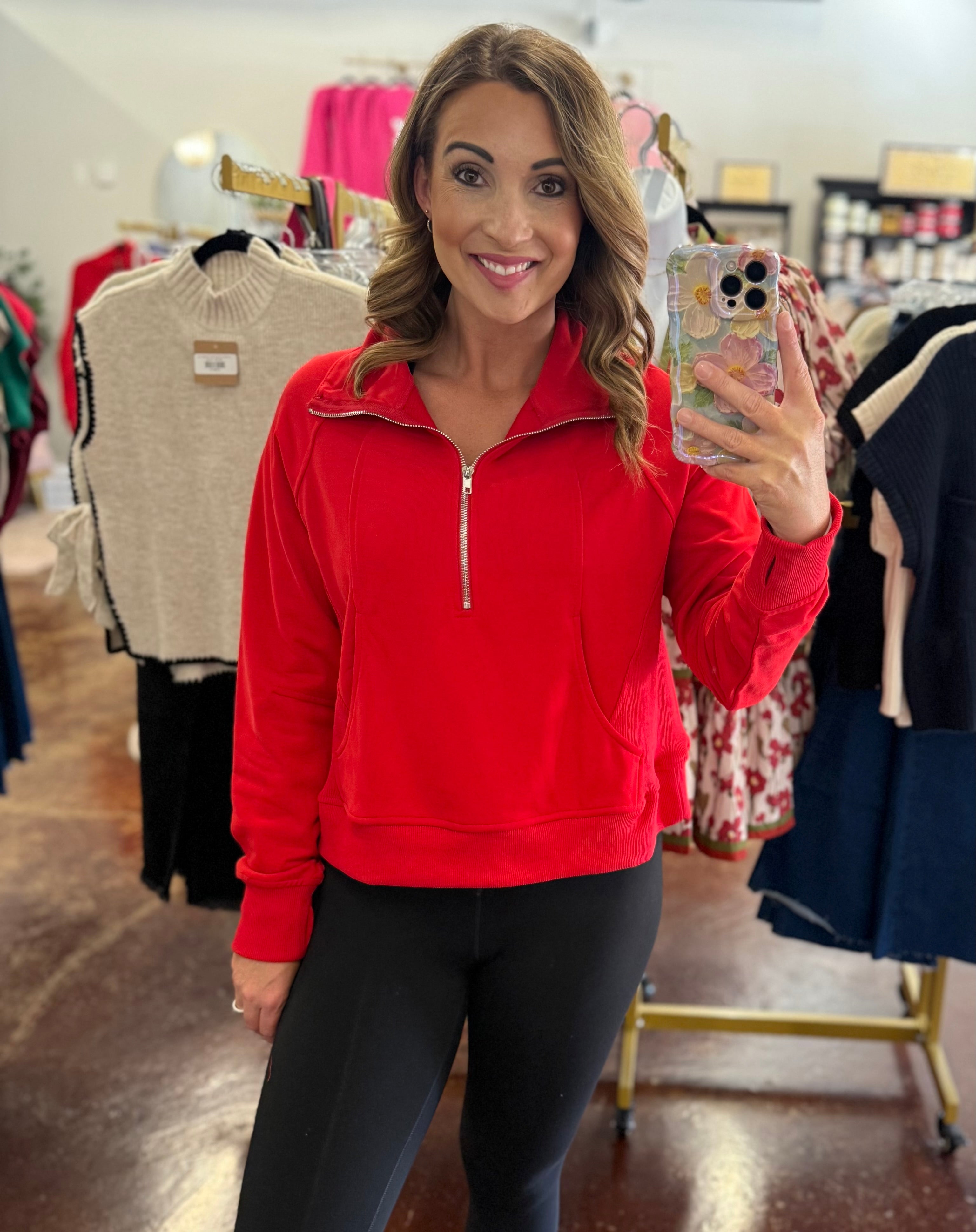 The Alice Half Zip Pullover