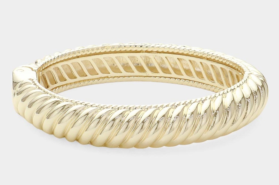 Rope Metal Bangle Bracelet