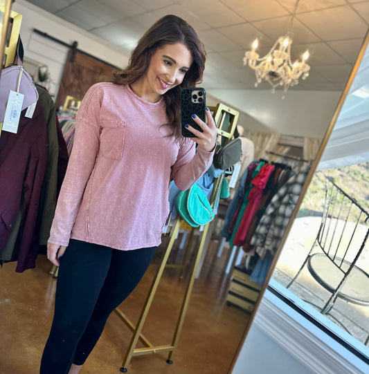 Mauve Farah Grace Top