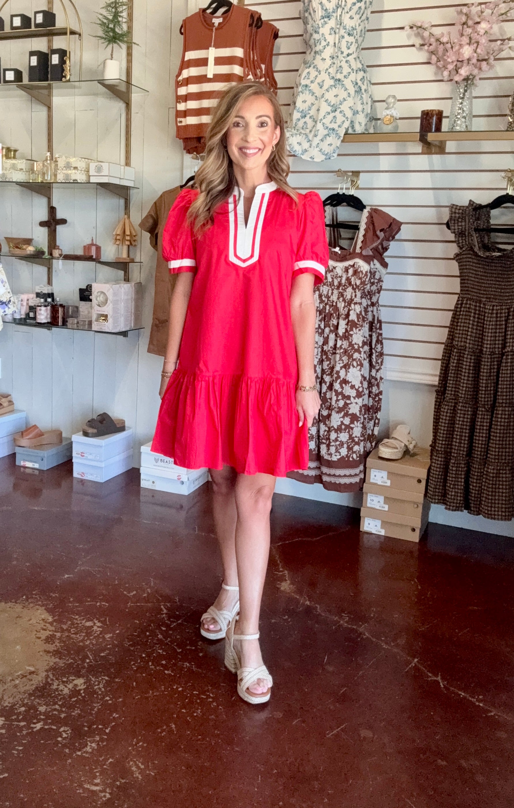 The Red Game Day Dress