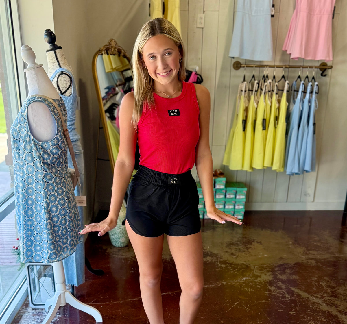 The Red OG Lulu Mac Tank