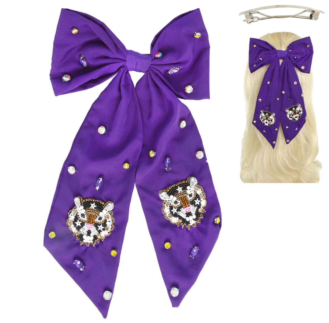 Tigers Beaded Bow