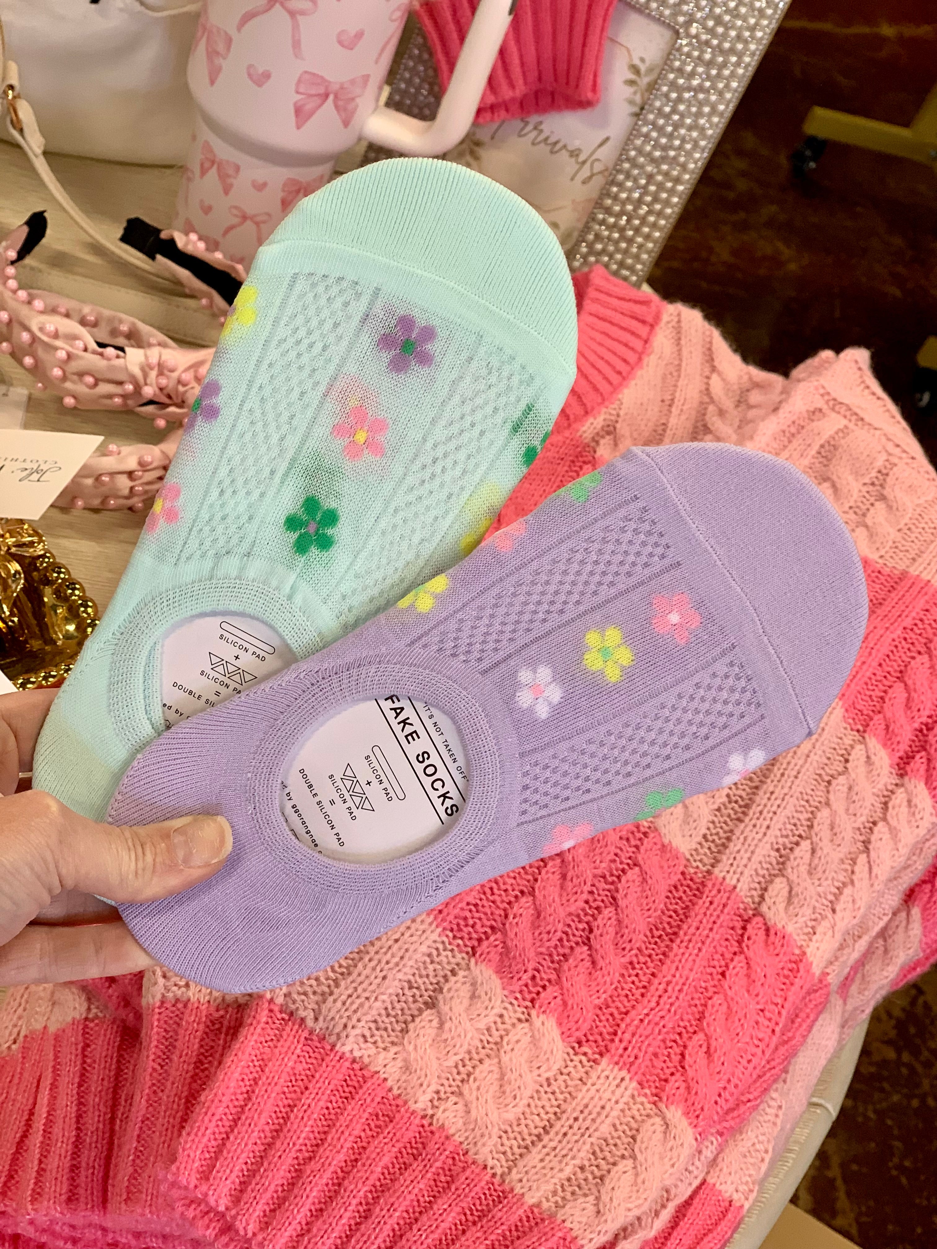 Flower Pattern Socks