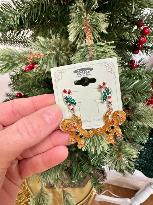 Gingerbread Earrings