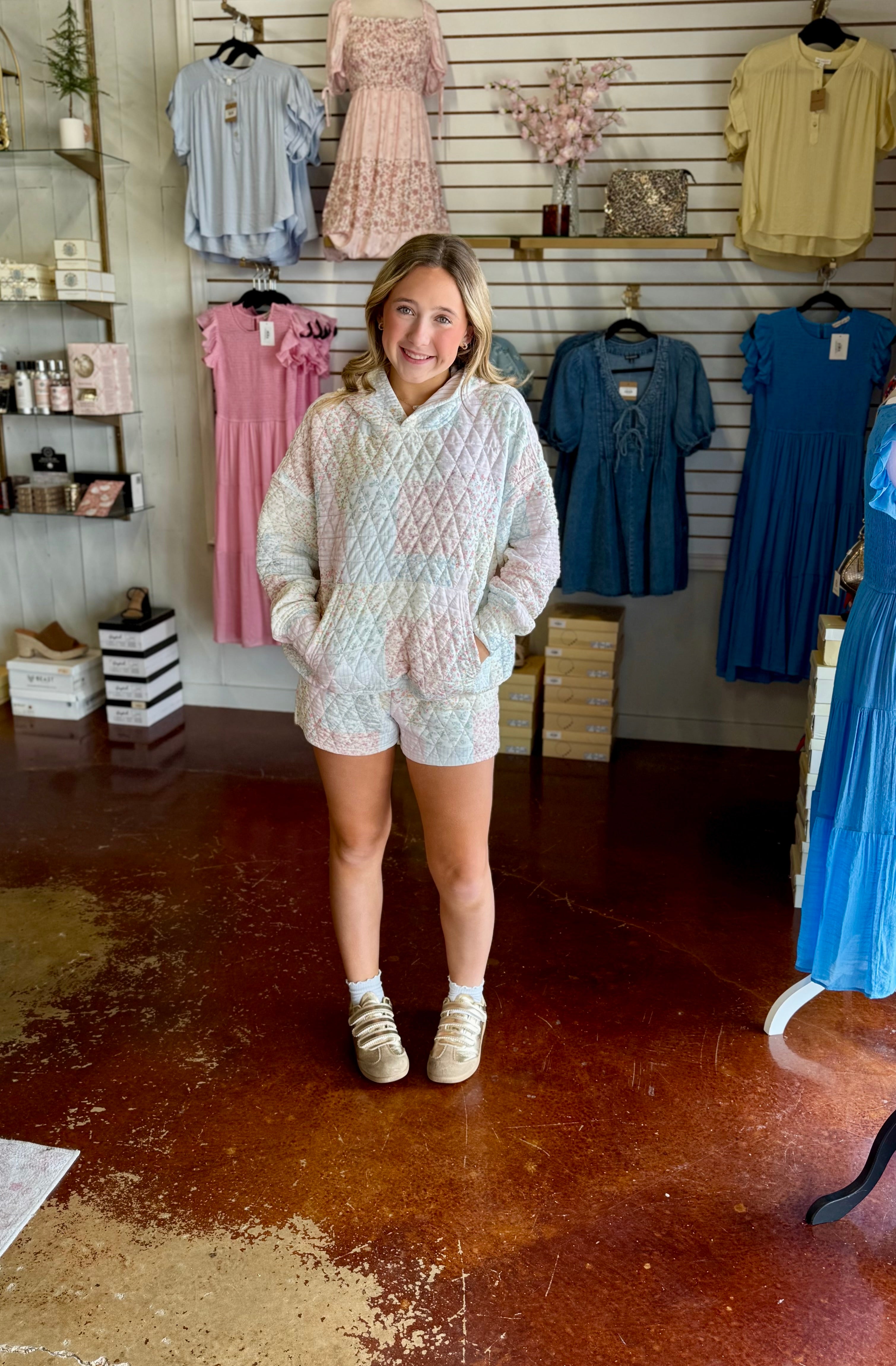 The Paige Quilted Pullover