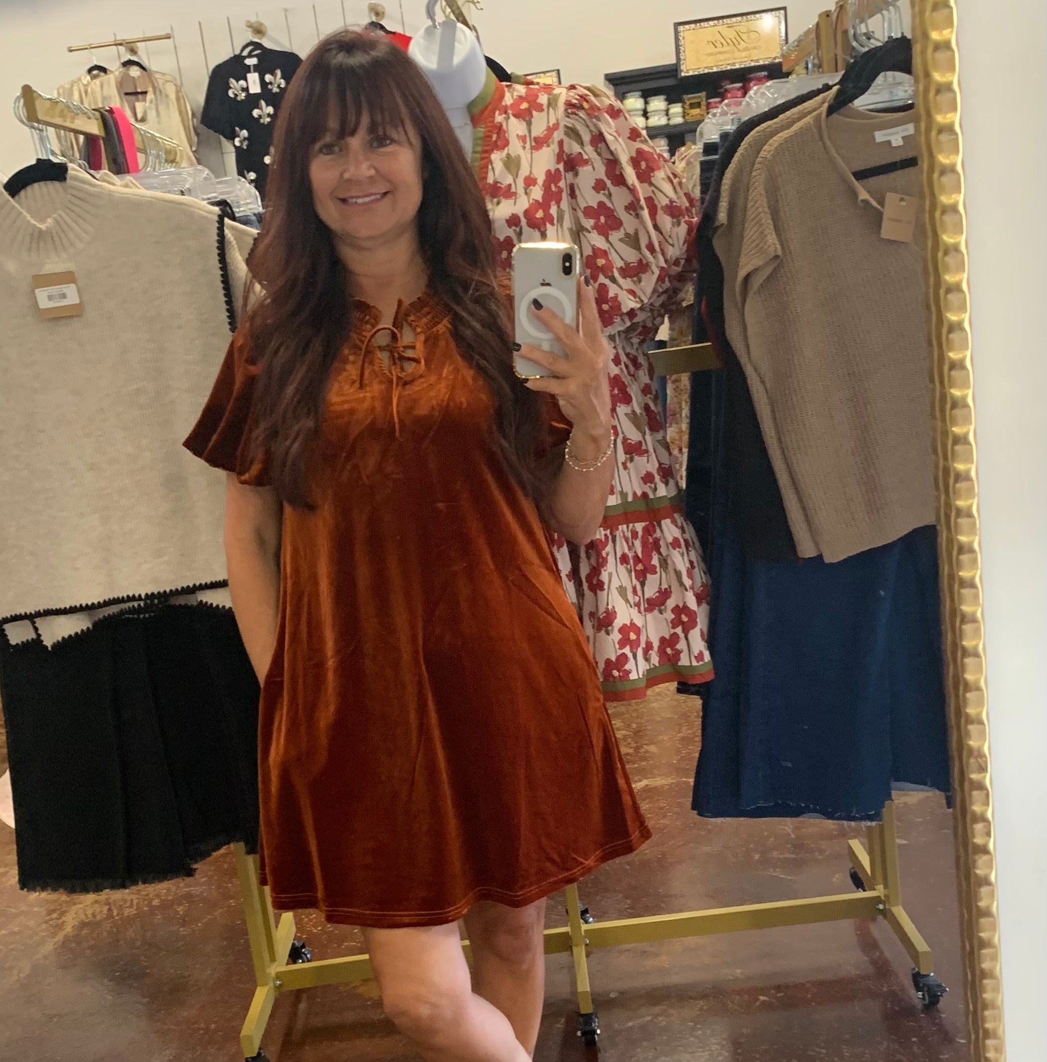 The Holly Velvet Holiday Dress