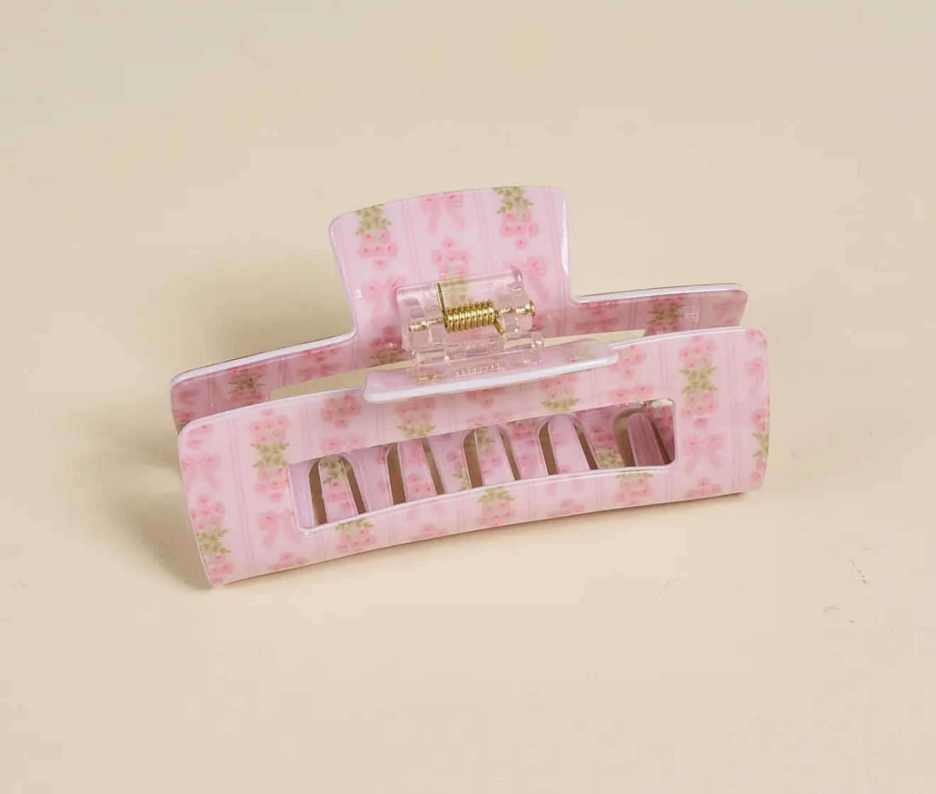 Oh So Fancy Pink Claw Clip