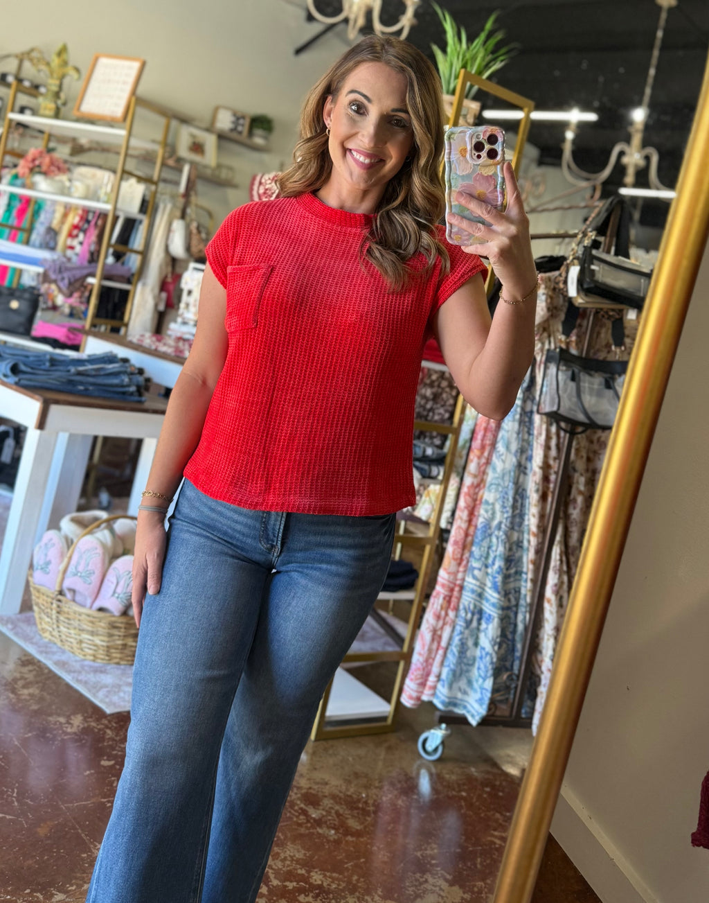 The Chenille Short Sleeve Sweater