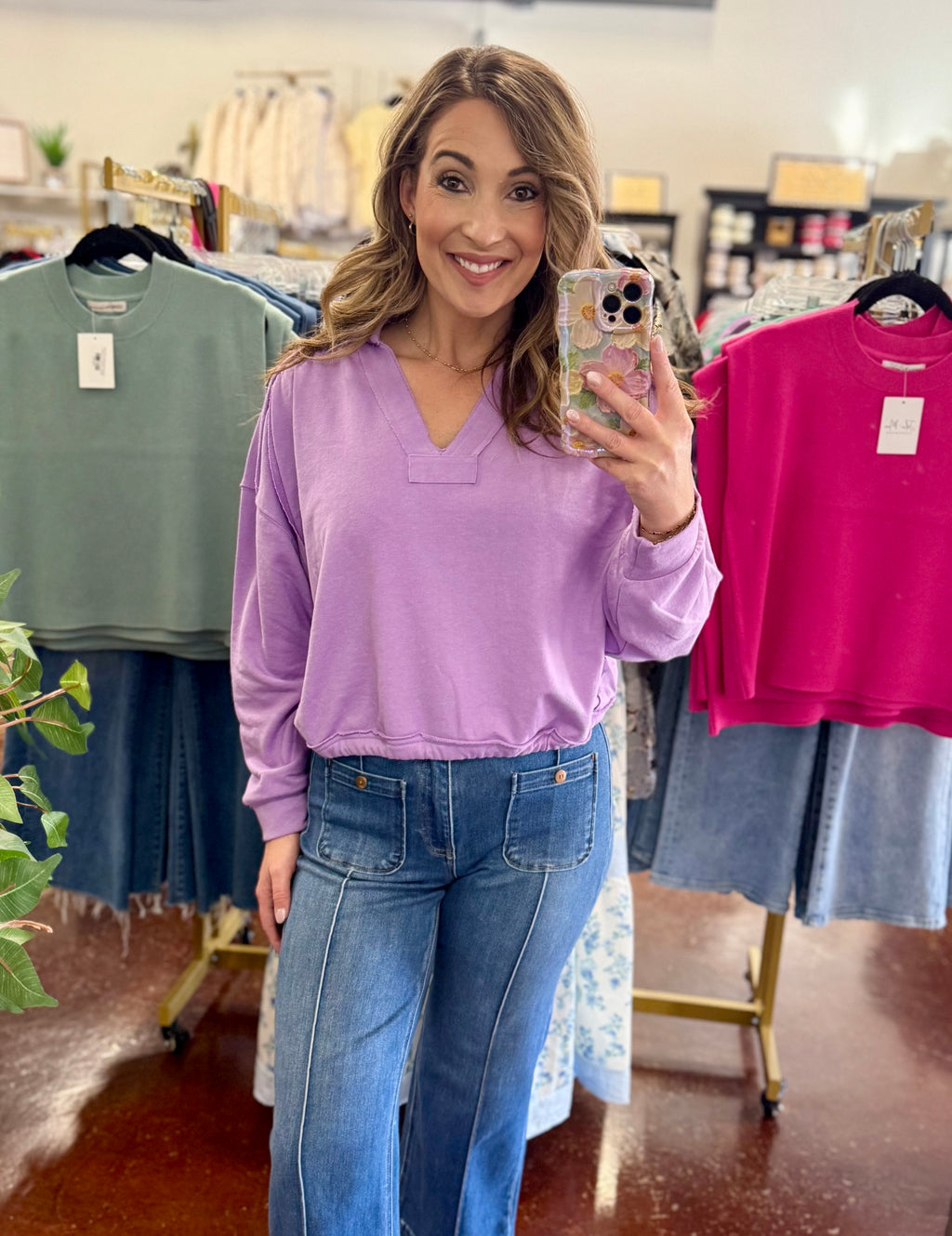 The Collared French Terry Pullovers
