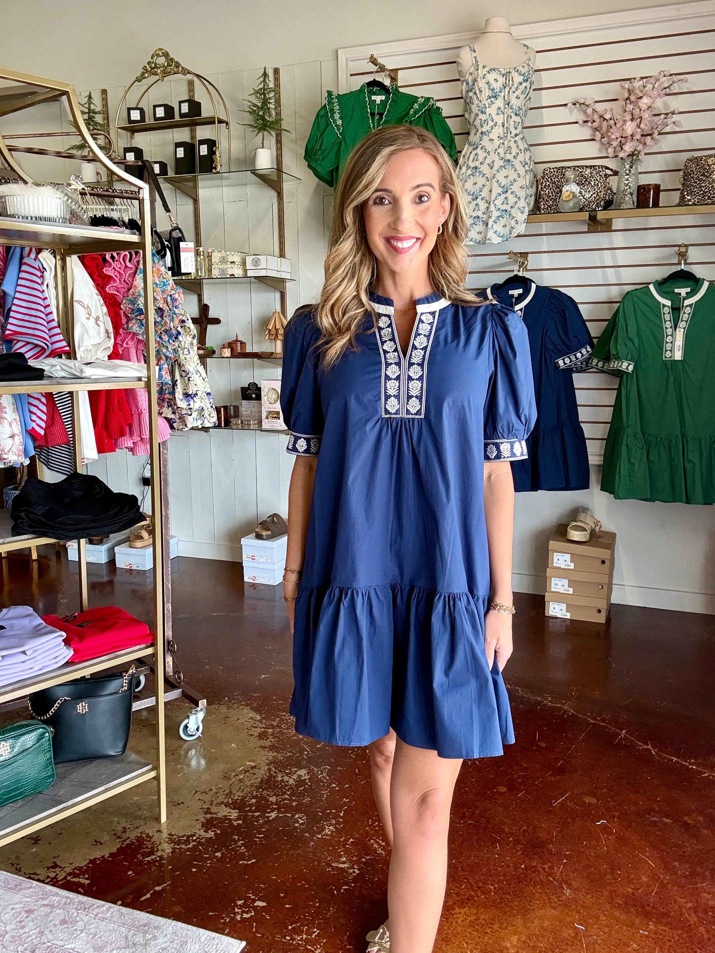 The Navy Marlowe Dress