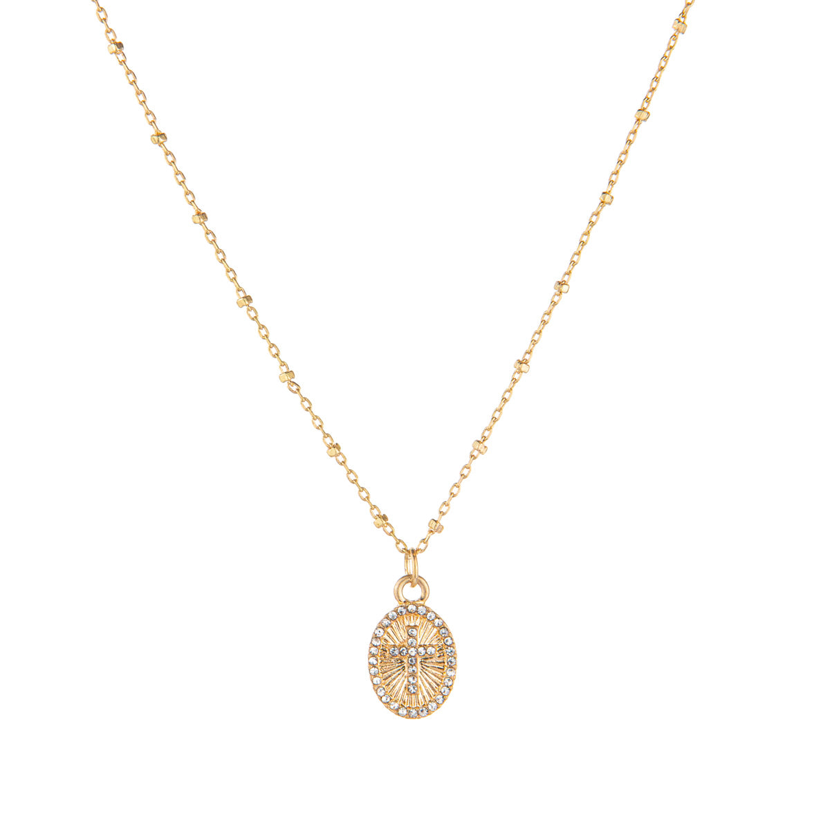 The Royal Standard Cross Medallion Necklace