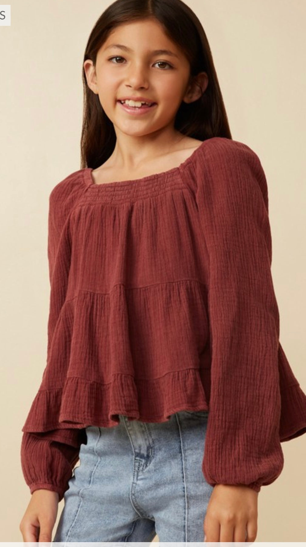 Our Tween Sara Top