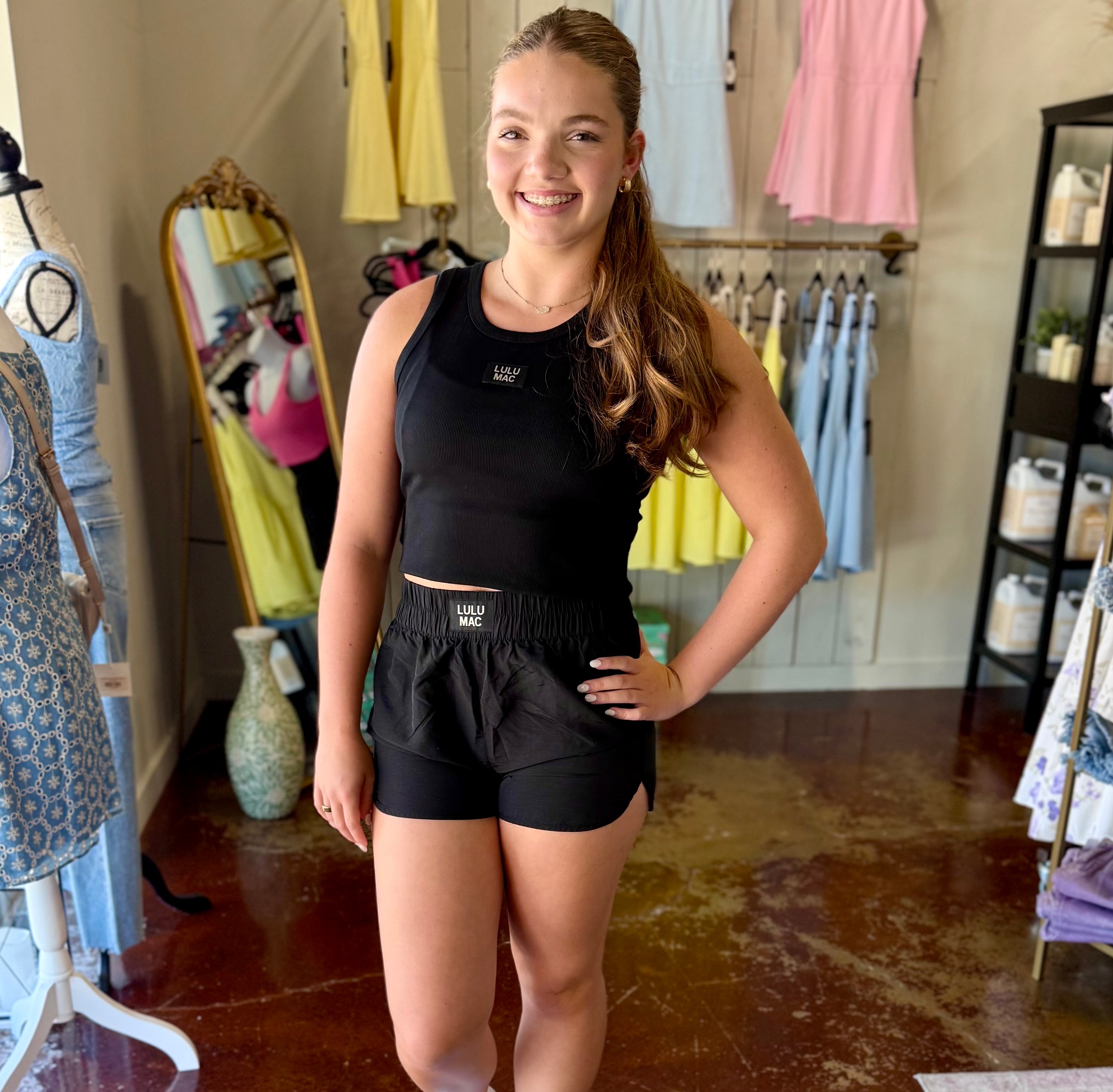 The Black OG Lulu Mac Shorts