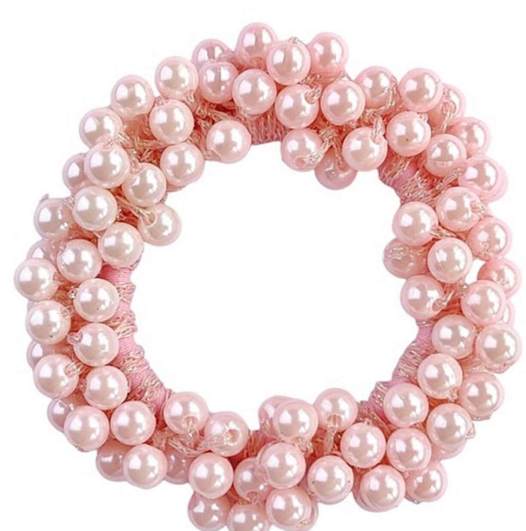 Large Pearl Ponytail Holders