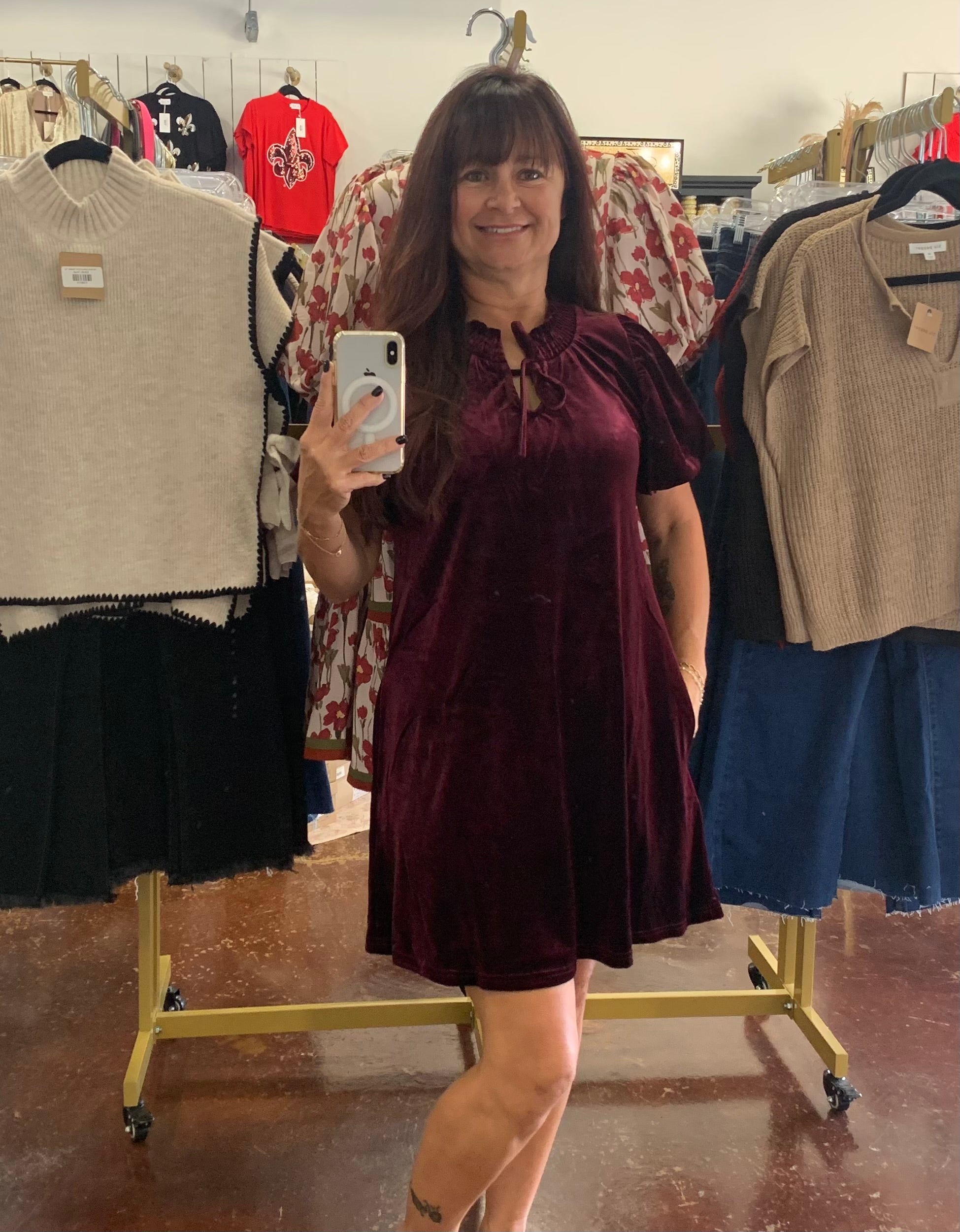 The Holly Velvet Holiday Dress