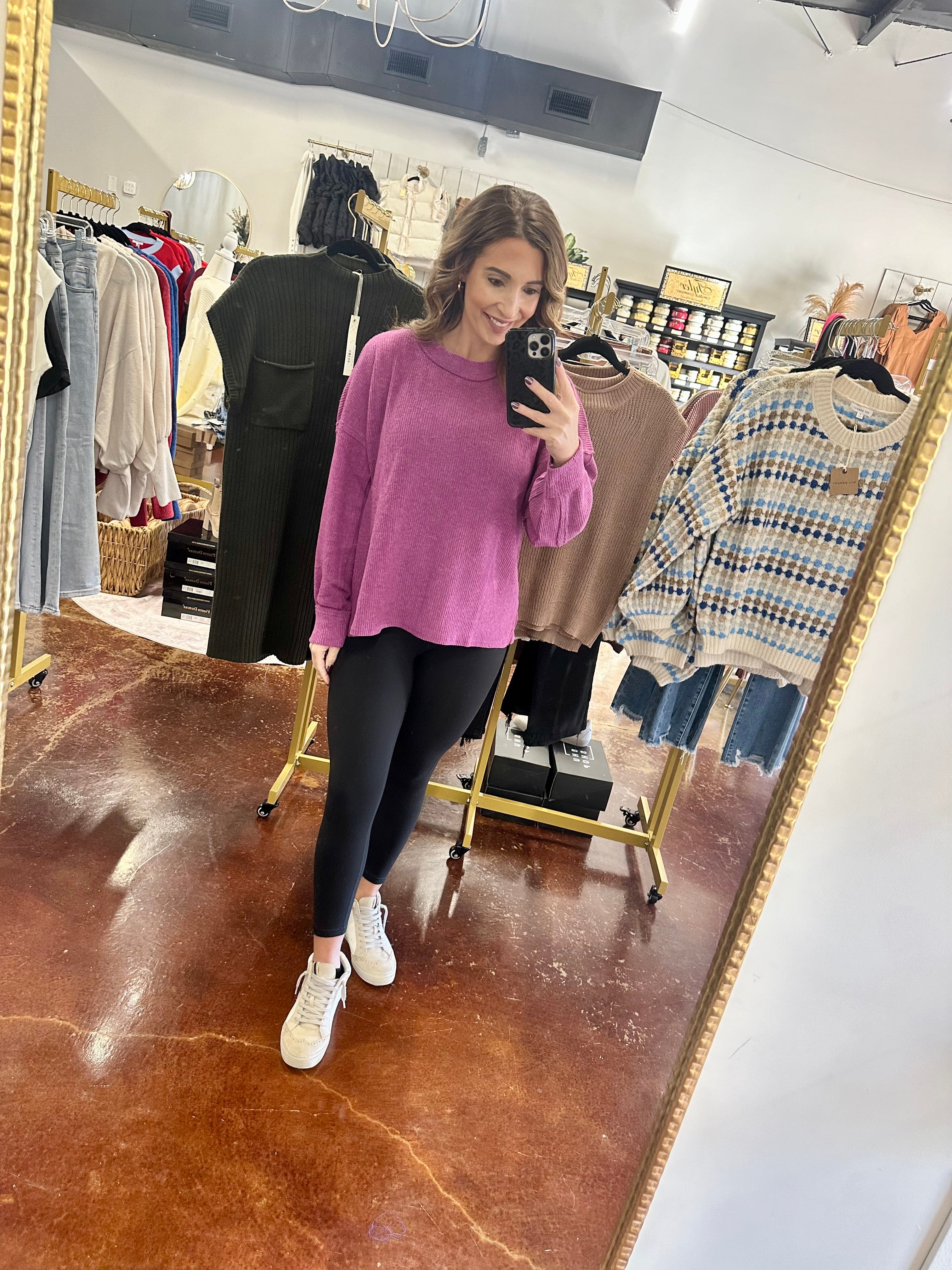 The Hacci Drop Shoulder Sweater