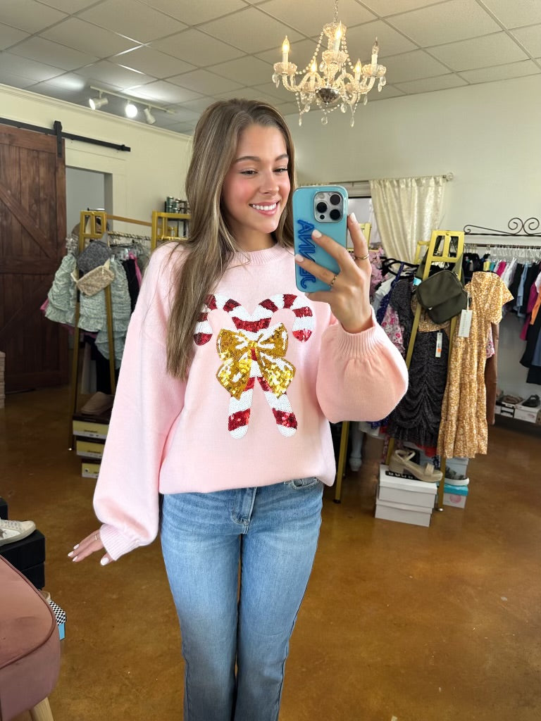 The Candy Cane Sweater