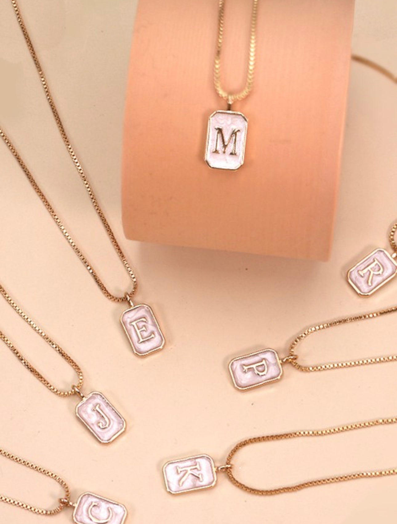 MONOGRAM PEARLY CHARM NECKLACE