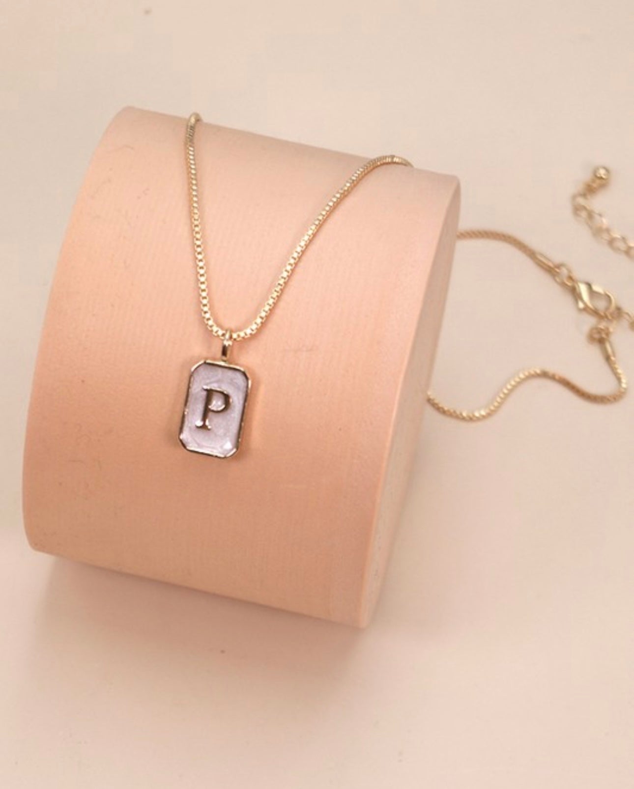 MONOGRAM PEARLY CHARM NECKLACE