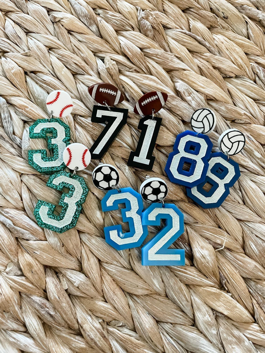 Custom Sport Earrings(Pre Order)
