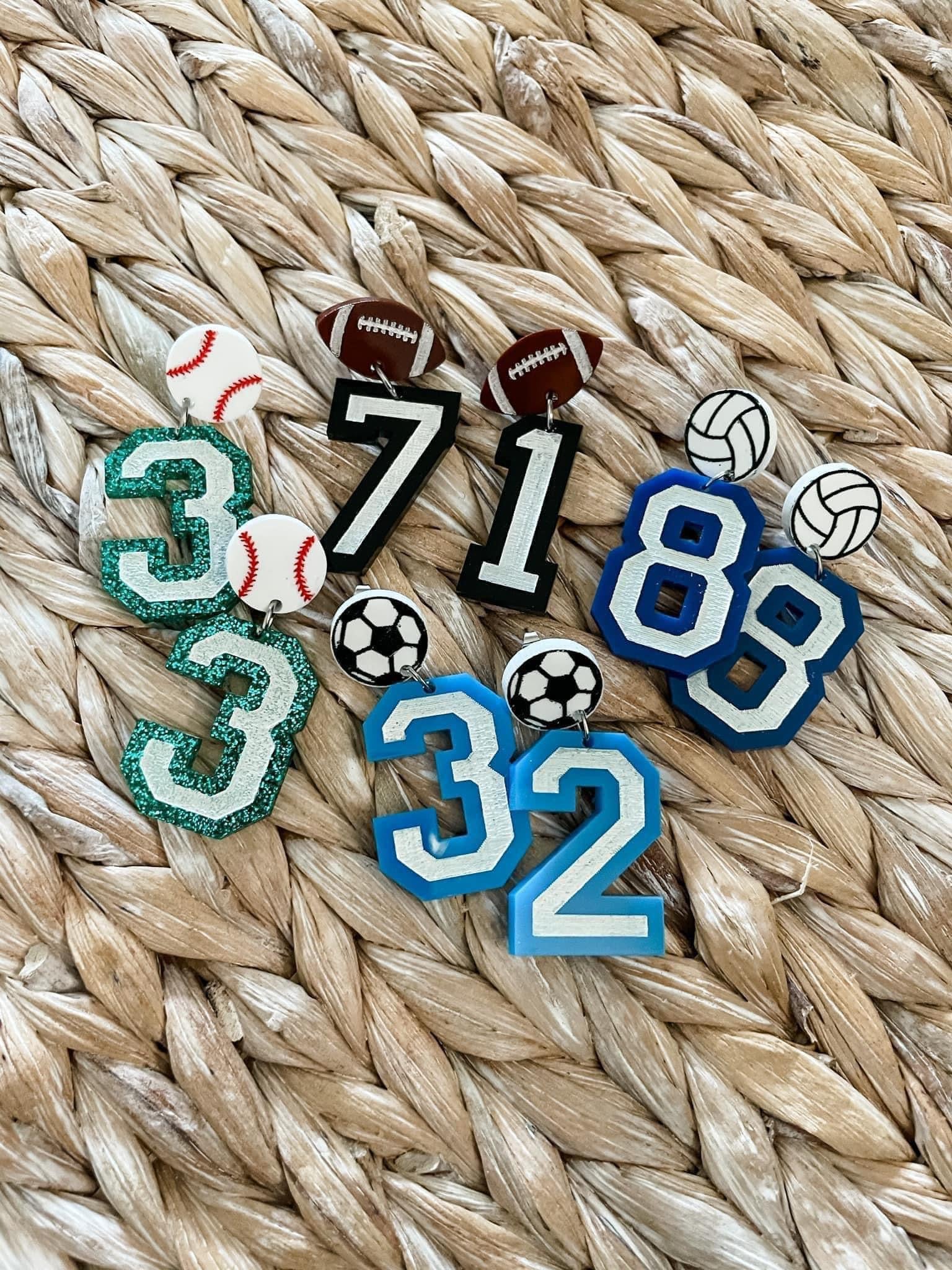 Custom Sport Earrings(Pre Order)