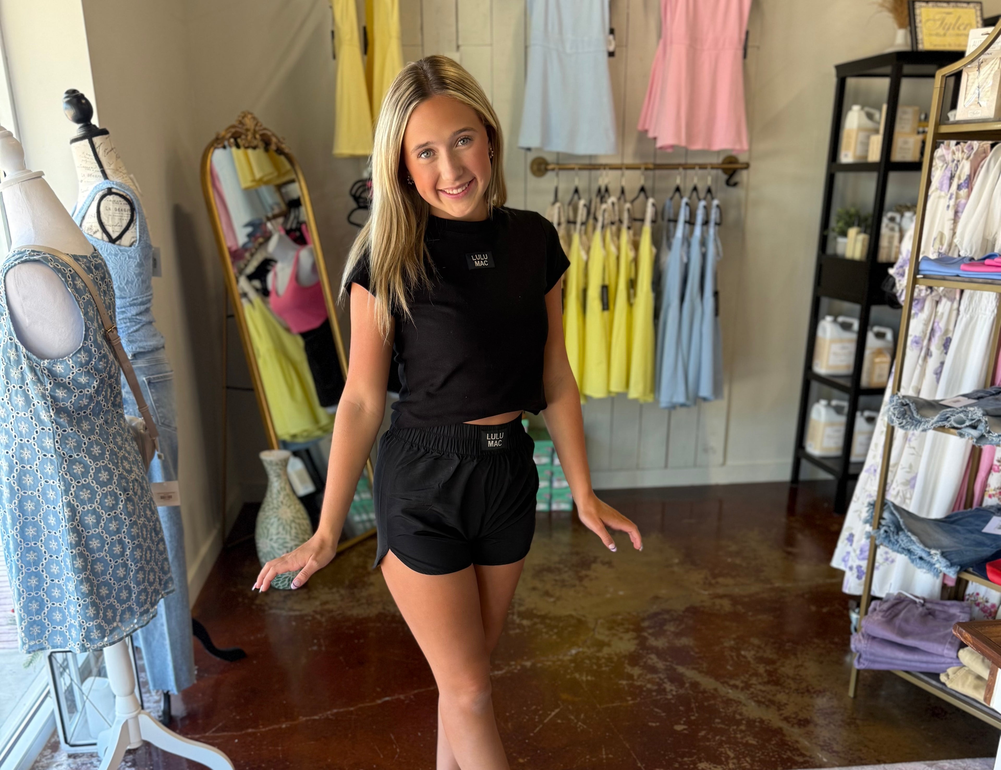The Black OG Lulu Mac Shorts