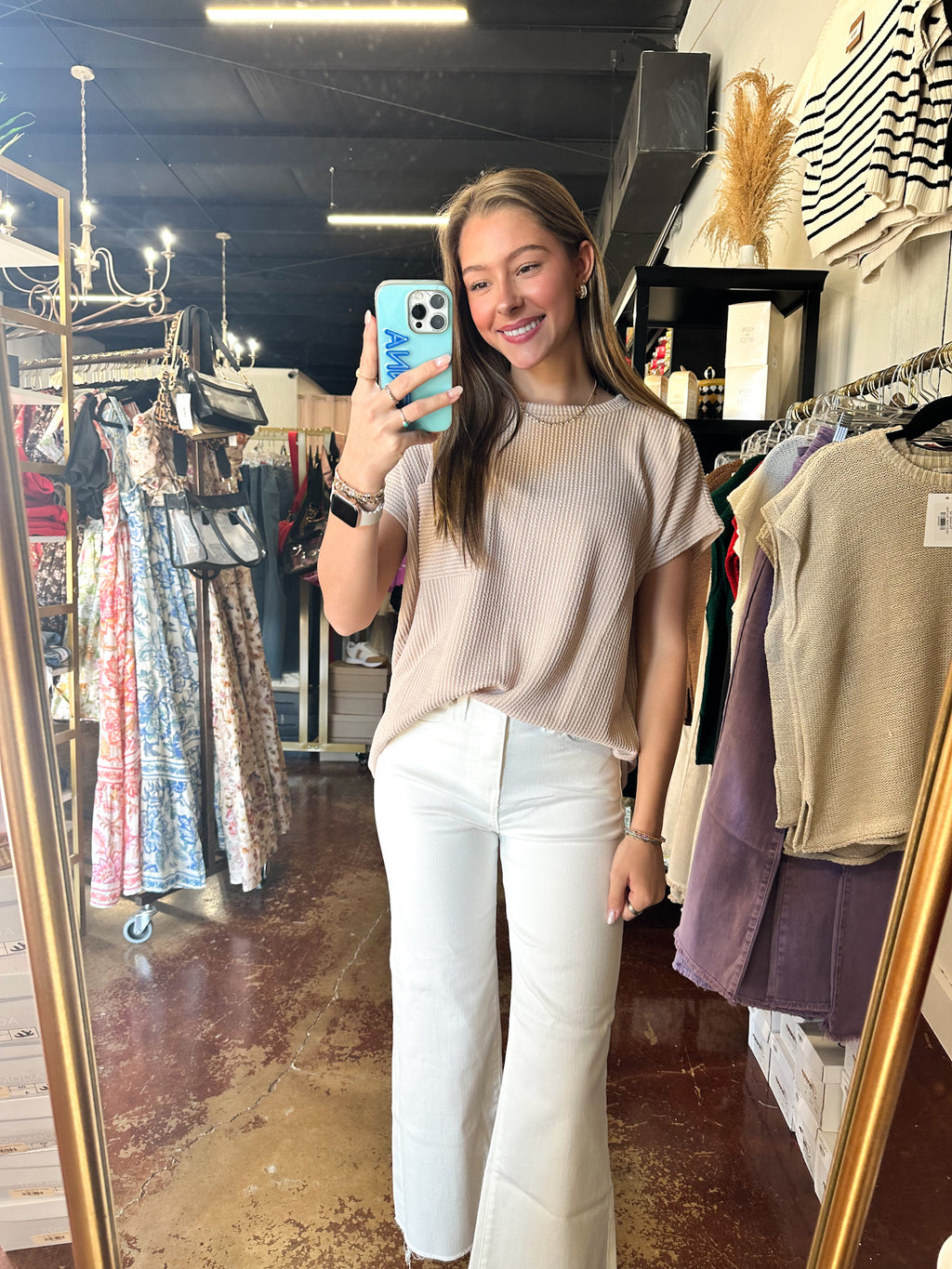 The Natalie Ribbed Top