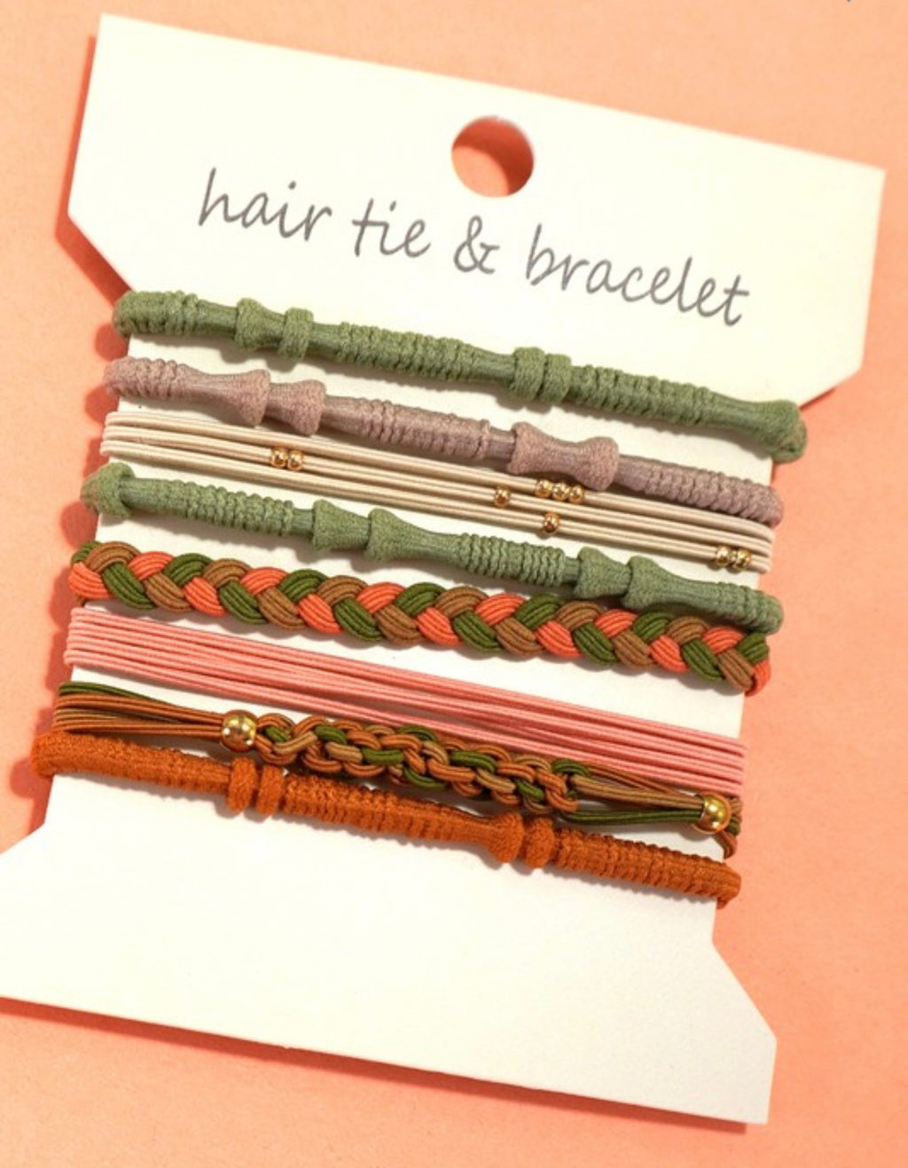 BOHO DUAL FUNCTION KNOT BRACELET HAIR TIES