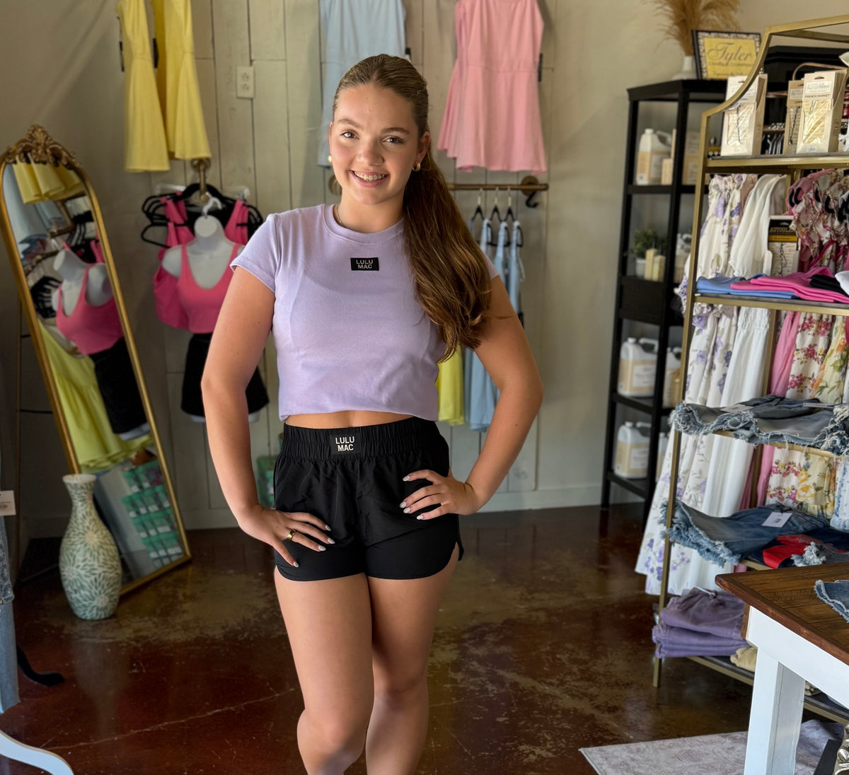 The Lavender Lulu Mac Baby Doll Top