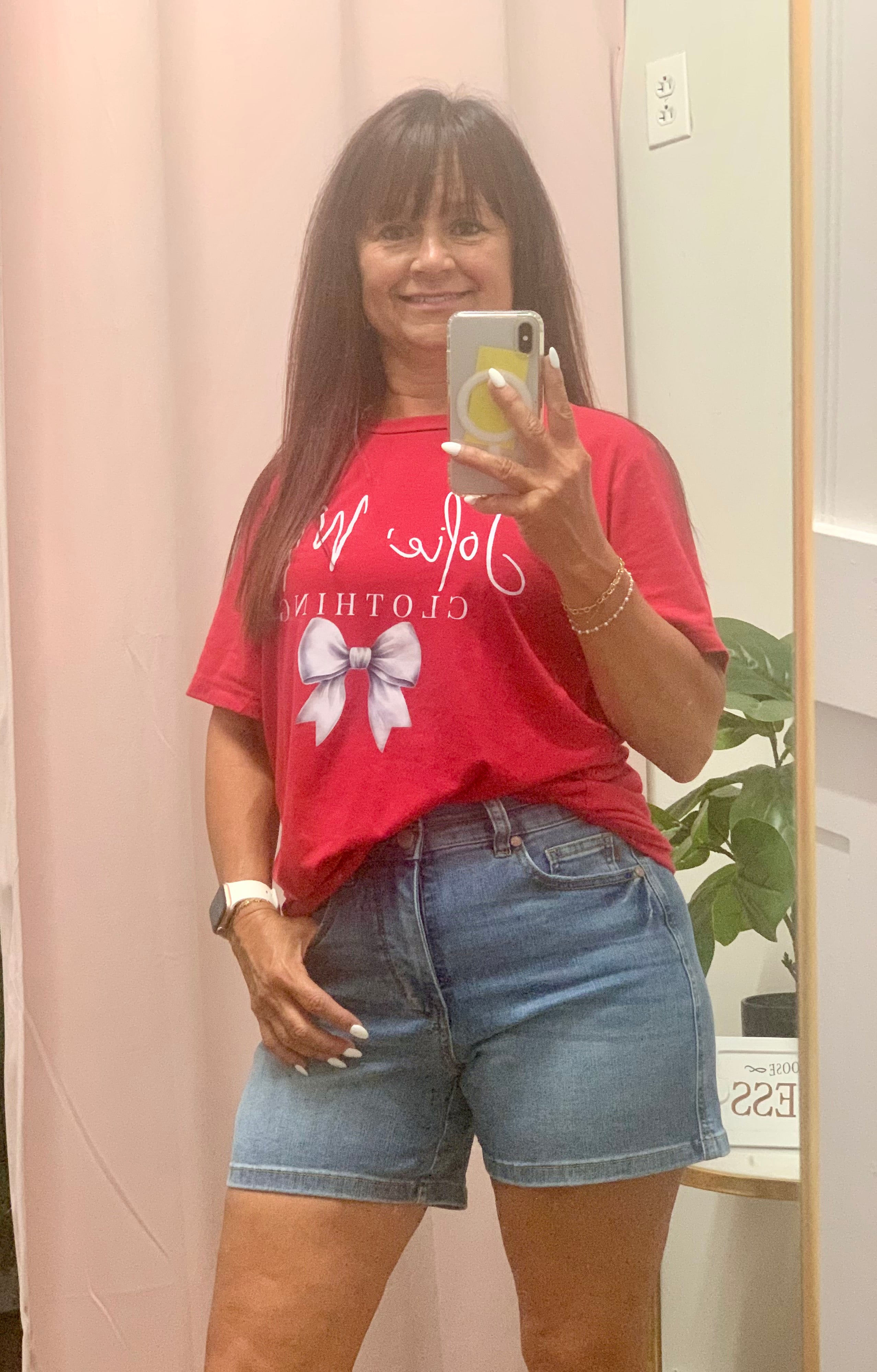 The Judy Blue High Waisted Tummy Control Cool Denim Shorts