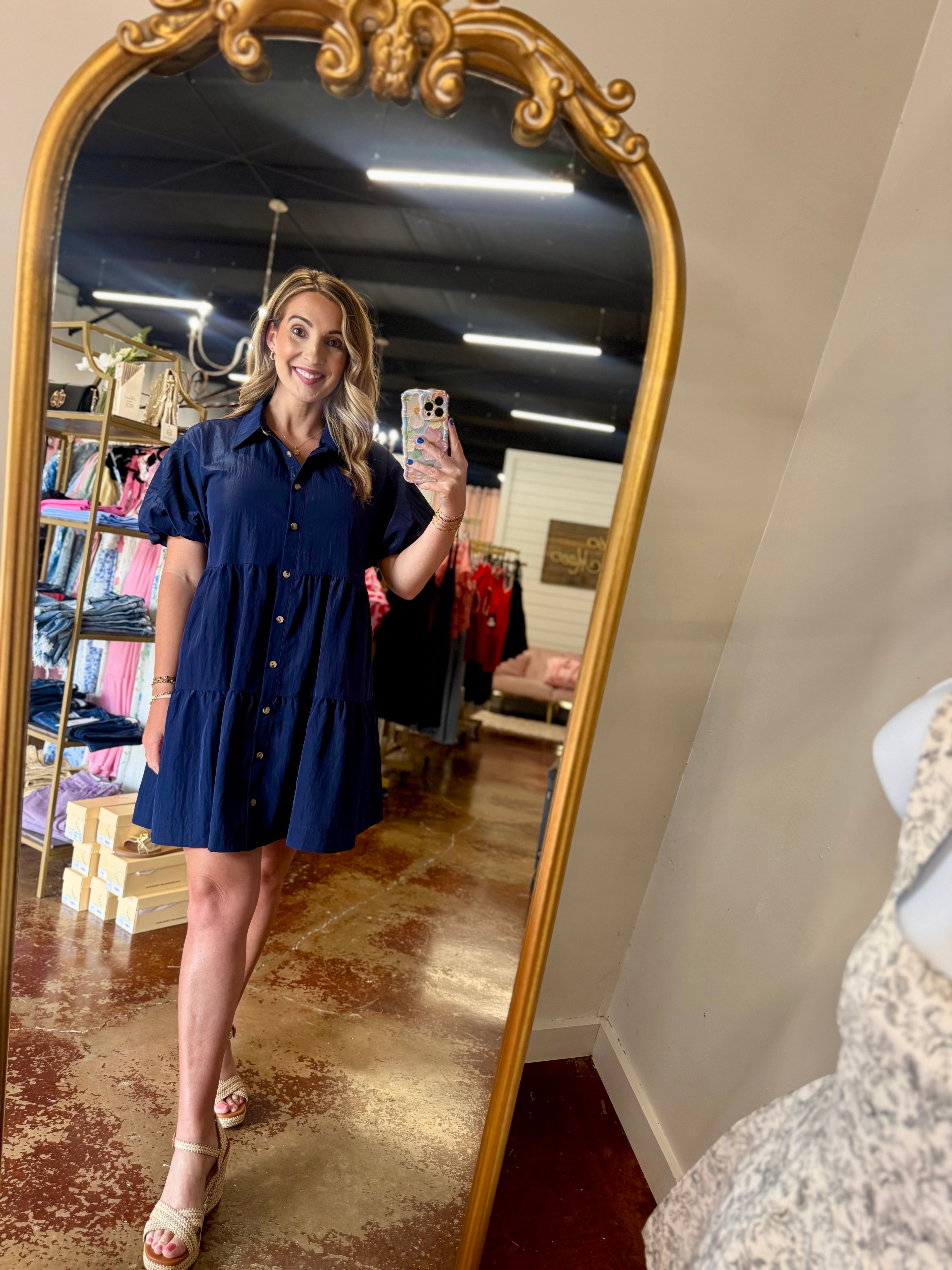The Navy Amie Dress