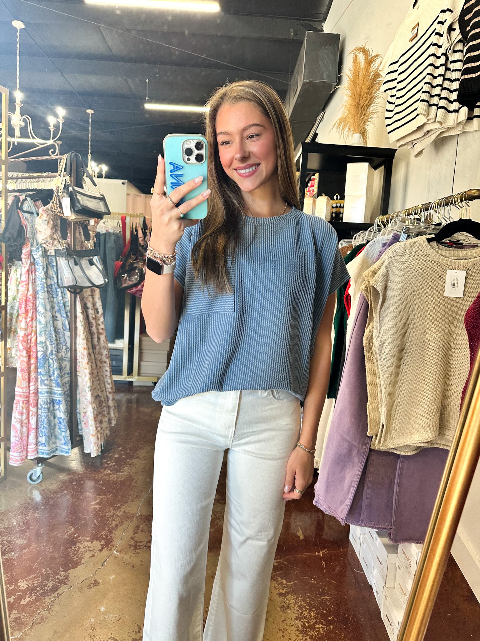 The Natalie Ribbed Top