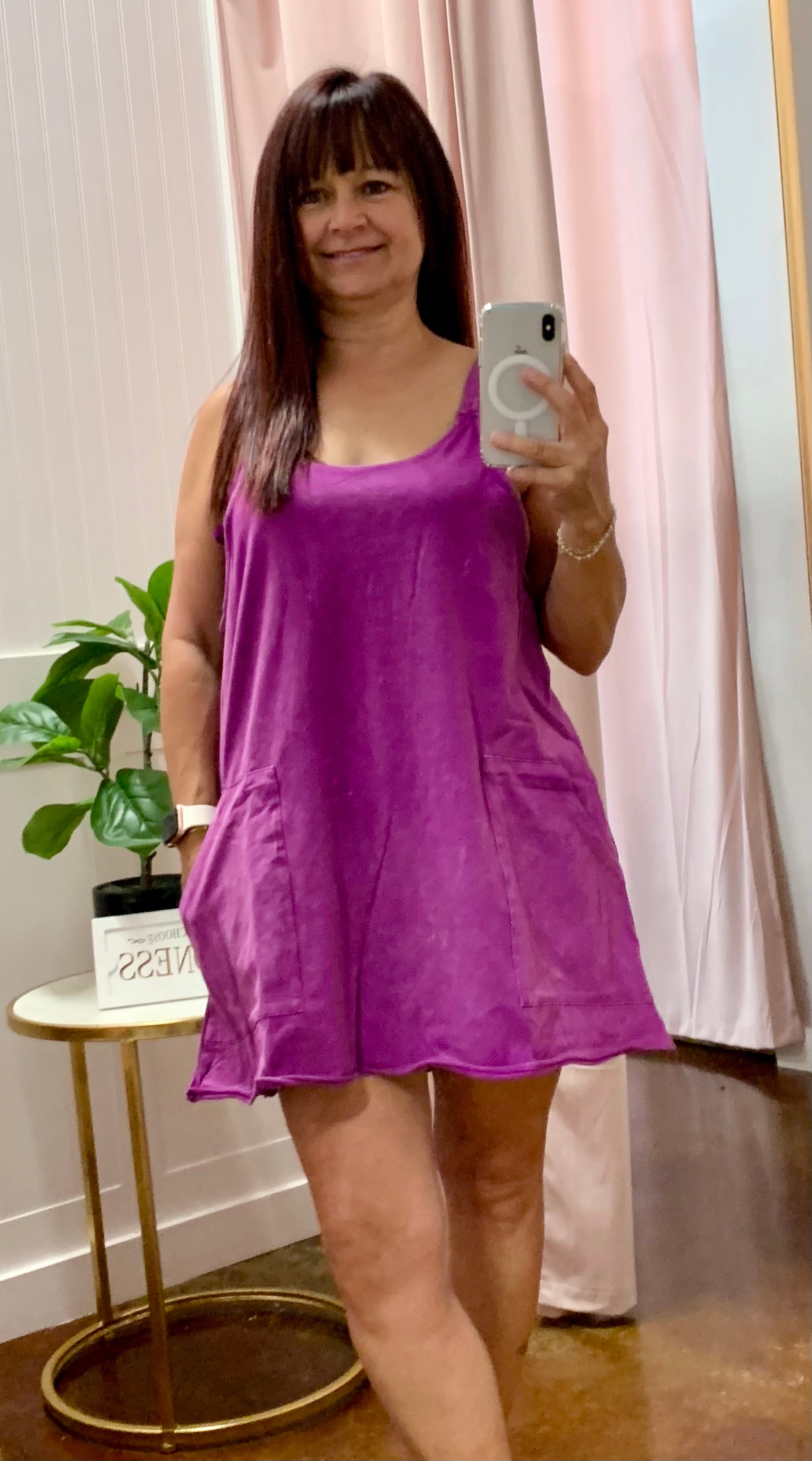 The Purple Orchid Athletic Dress