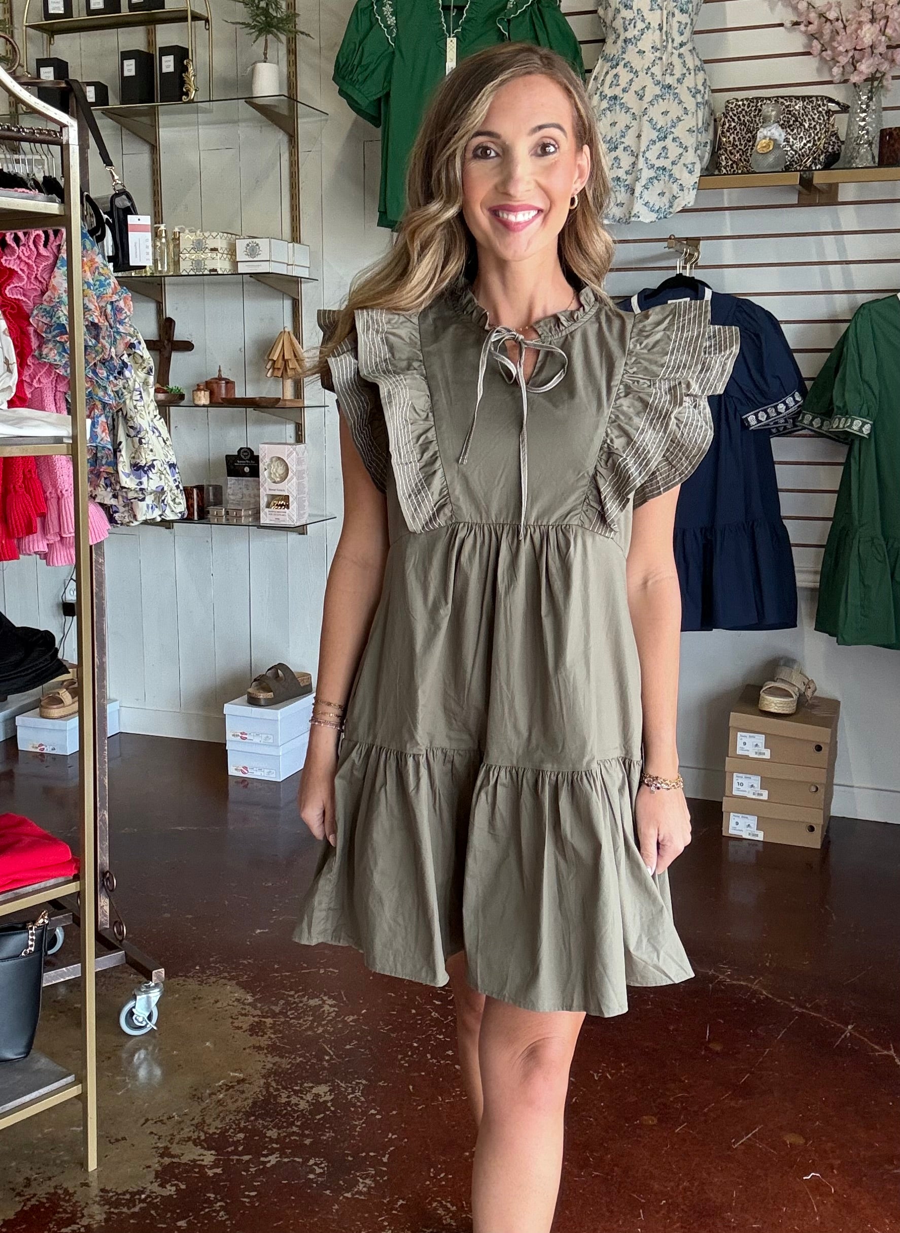 The Olive Josie Dress