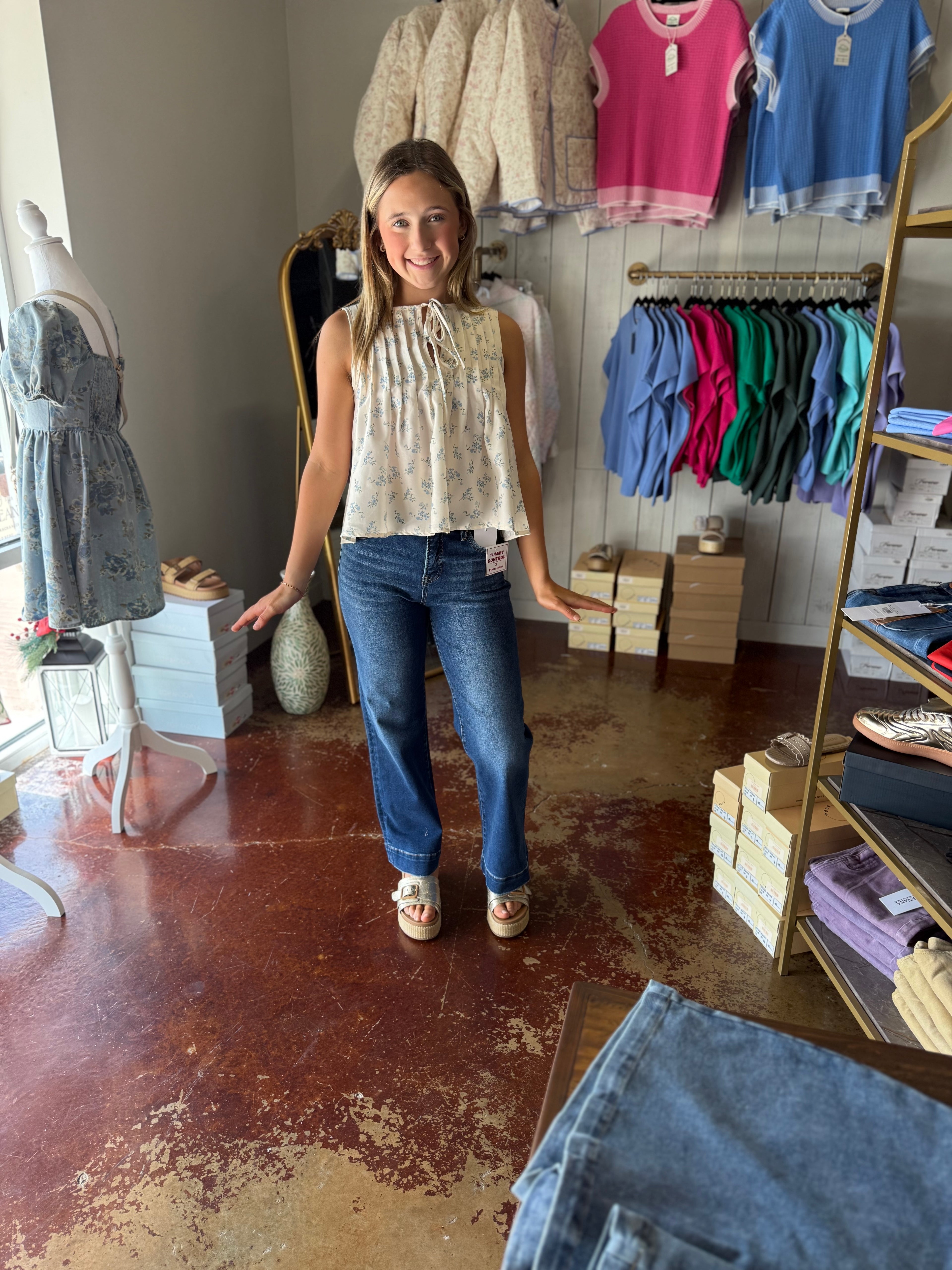 The Tiffani Floral Top