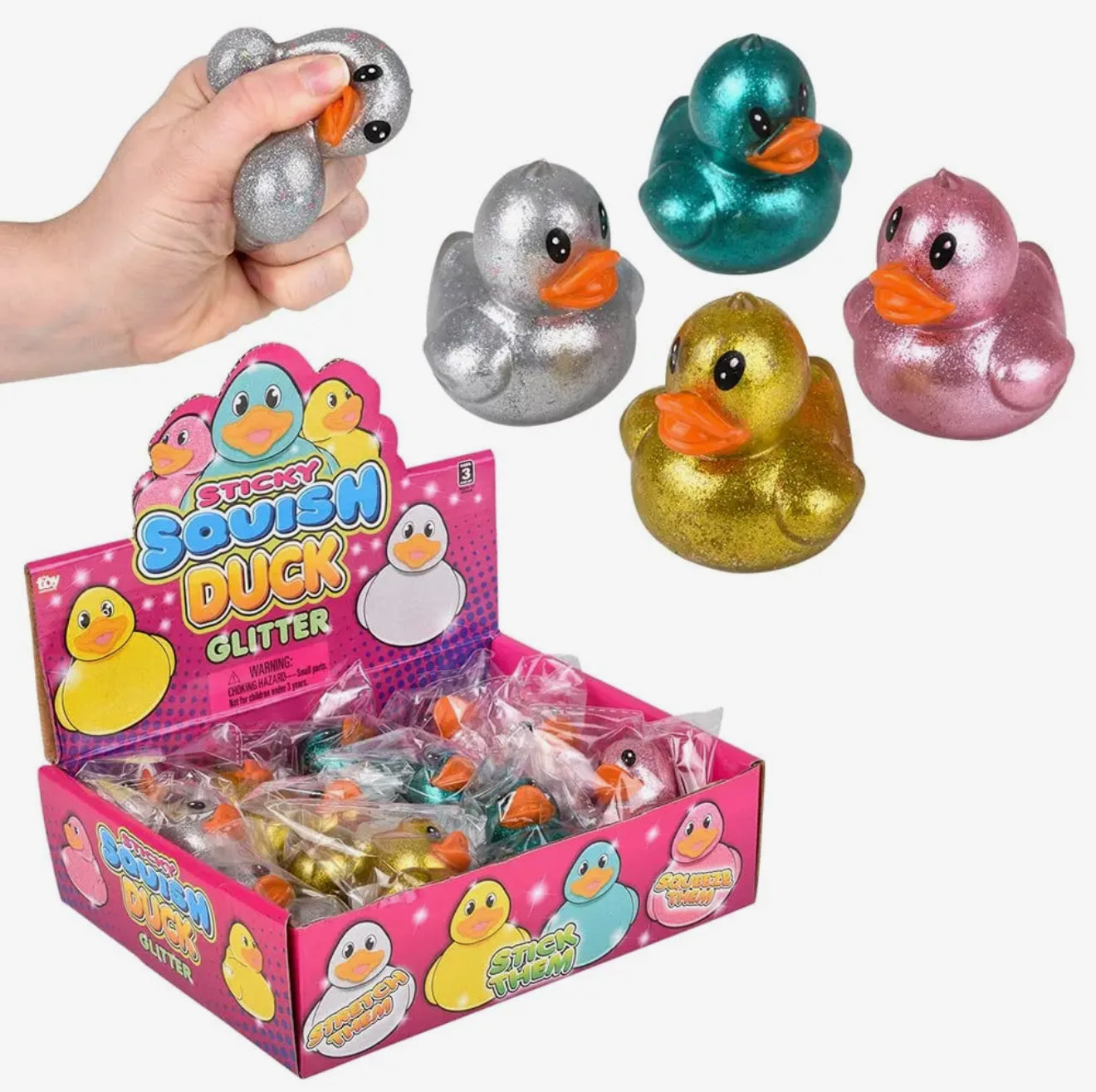 Squish and Sticky Ducky Squishy Toy