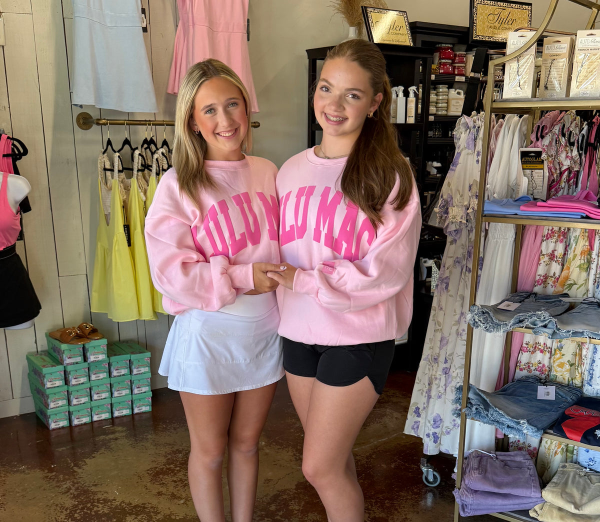 The Light Pink Lulu Mac Pullover
