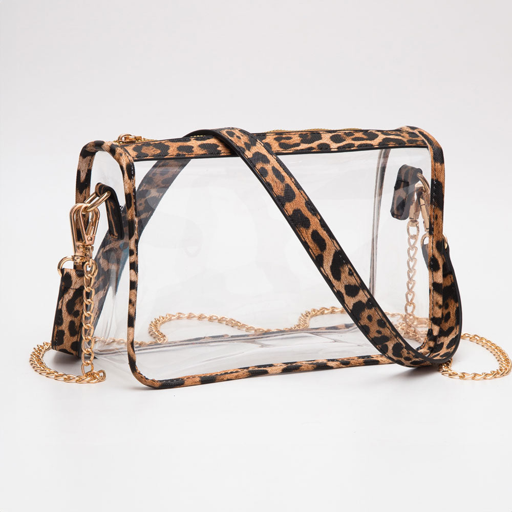 Clear Rectangle Crossbody Bag