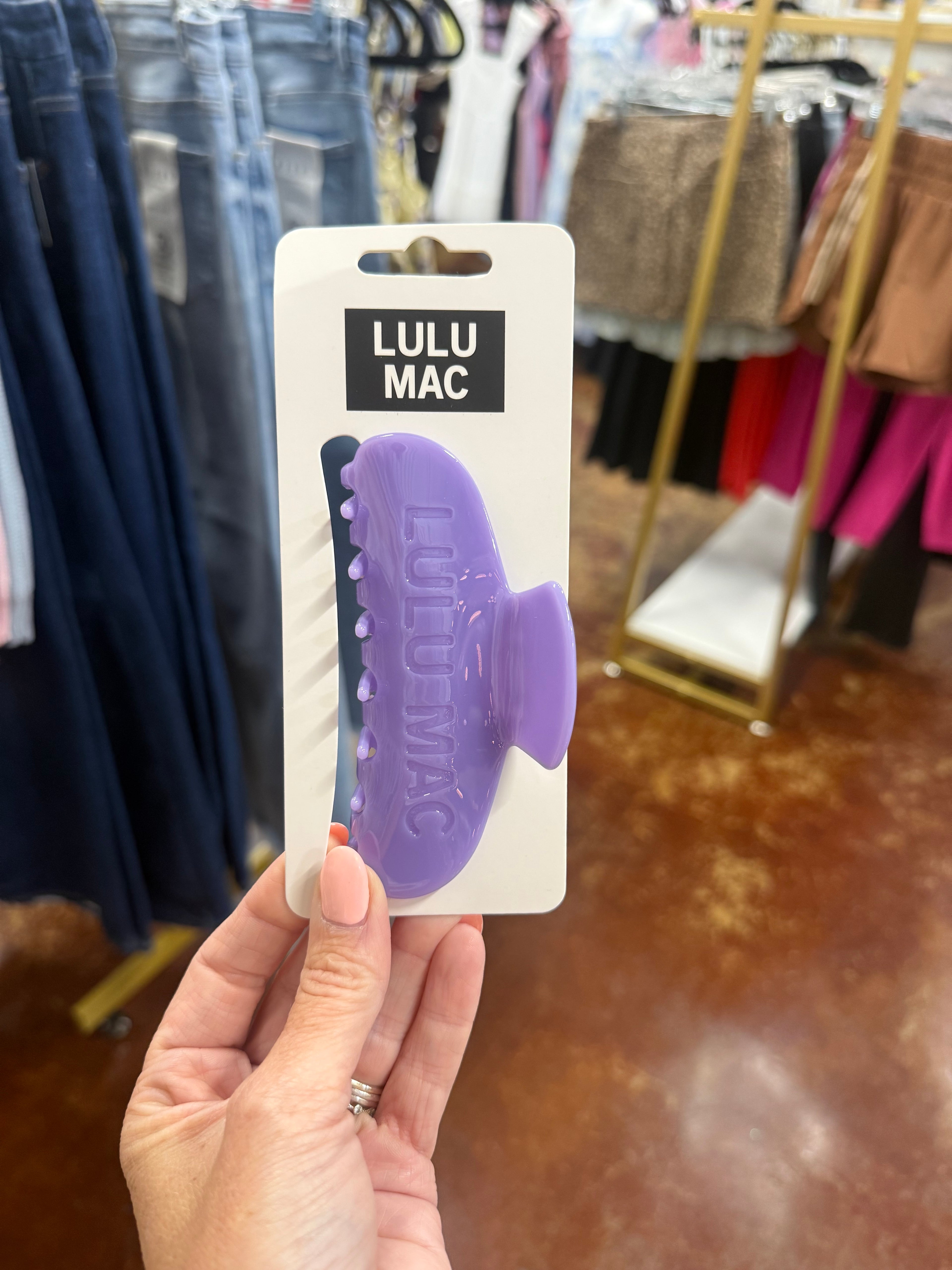 The Purple Lulu Mac Hair Clip