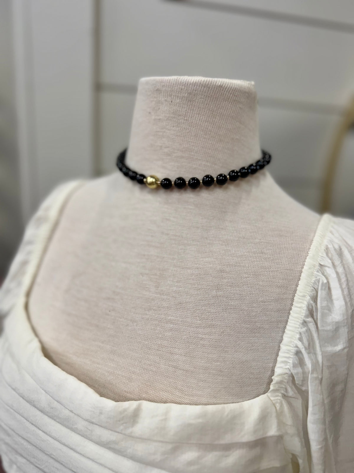 Semi Precious Stone Beaded Necklace