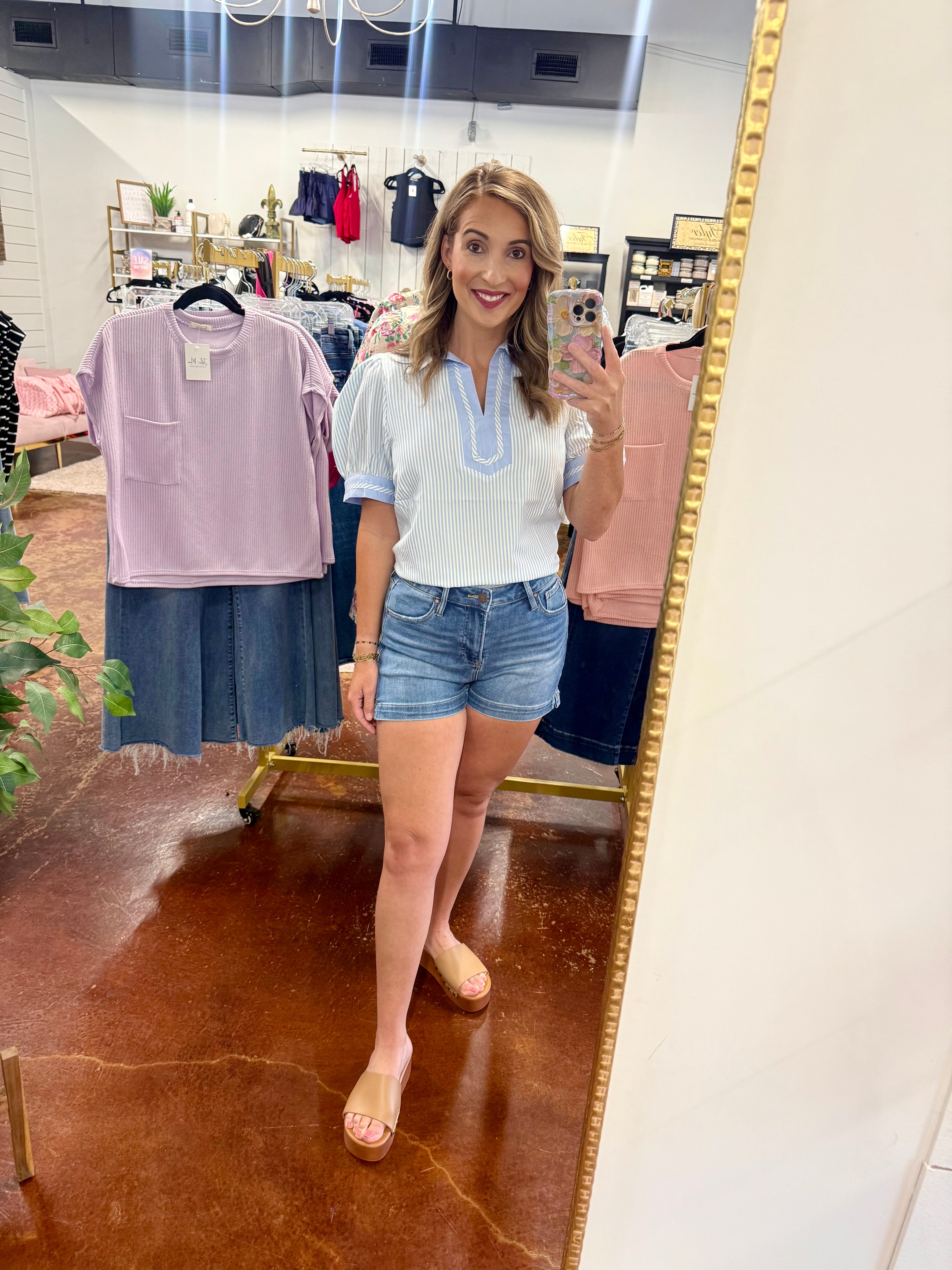The Risen High Rise Basic Shorts