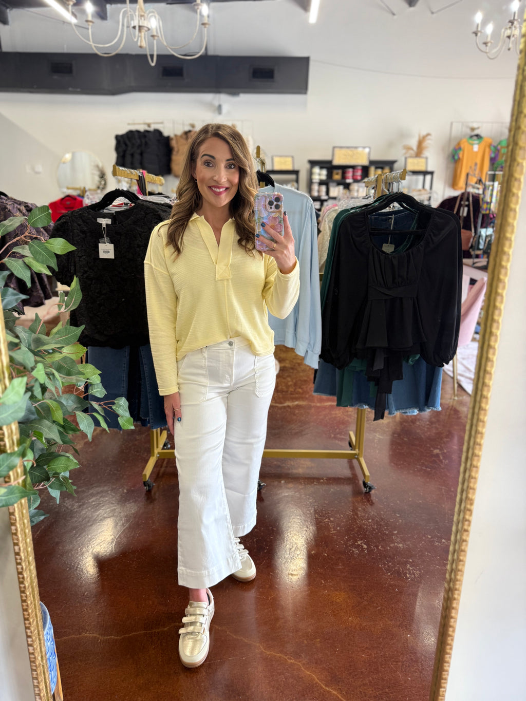 The Cecila Exposed Seam Top