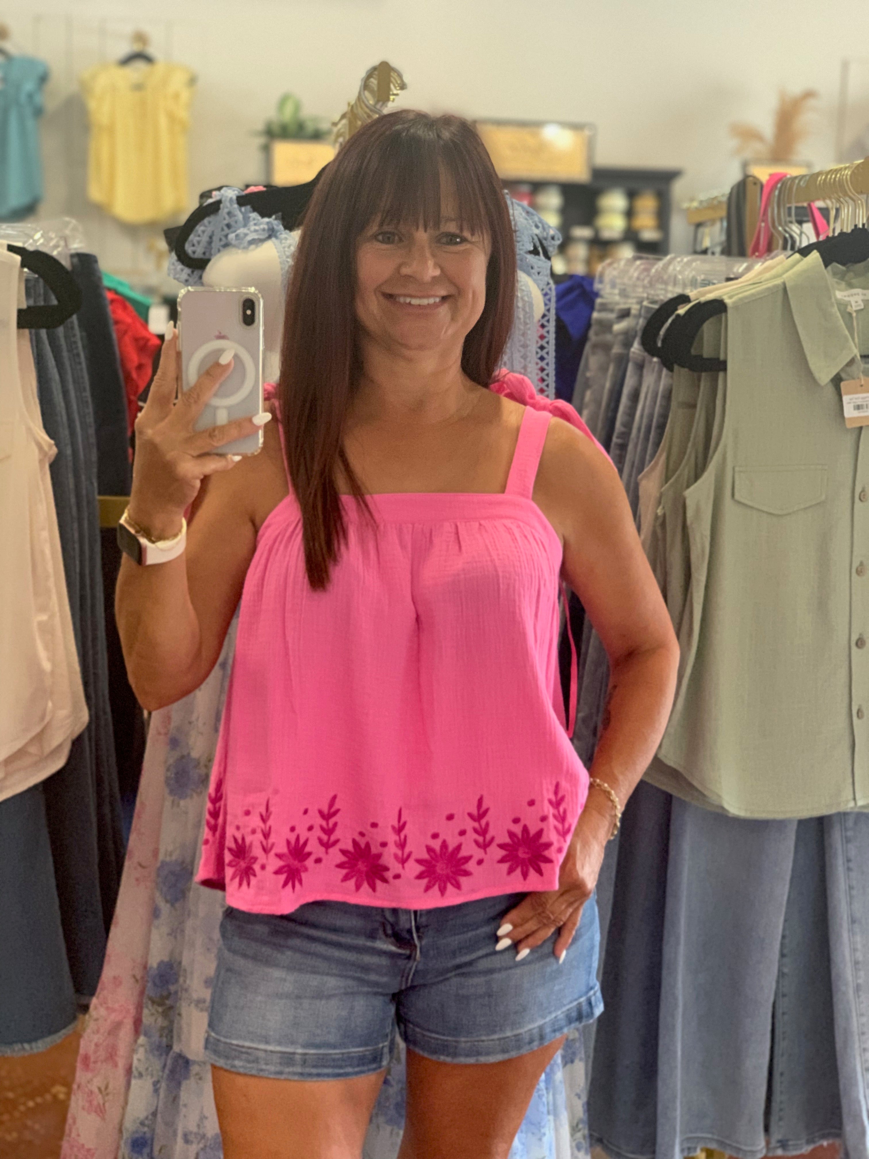 The Pink Alyssa Top