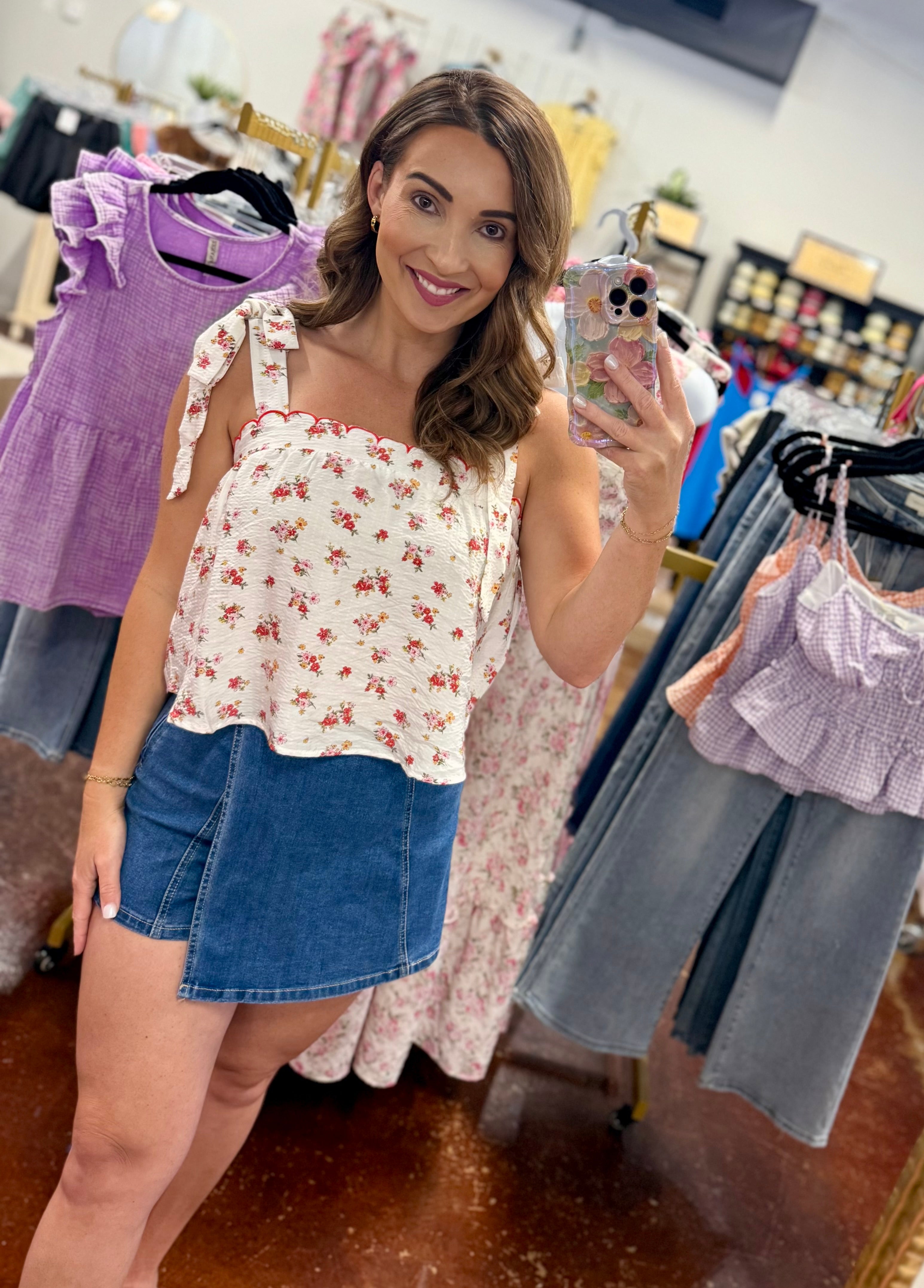 The Shelby Floral Top