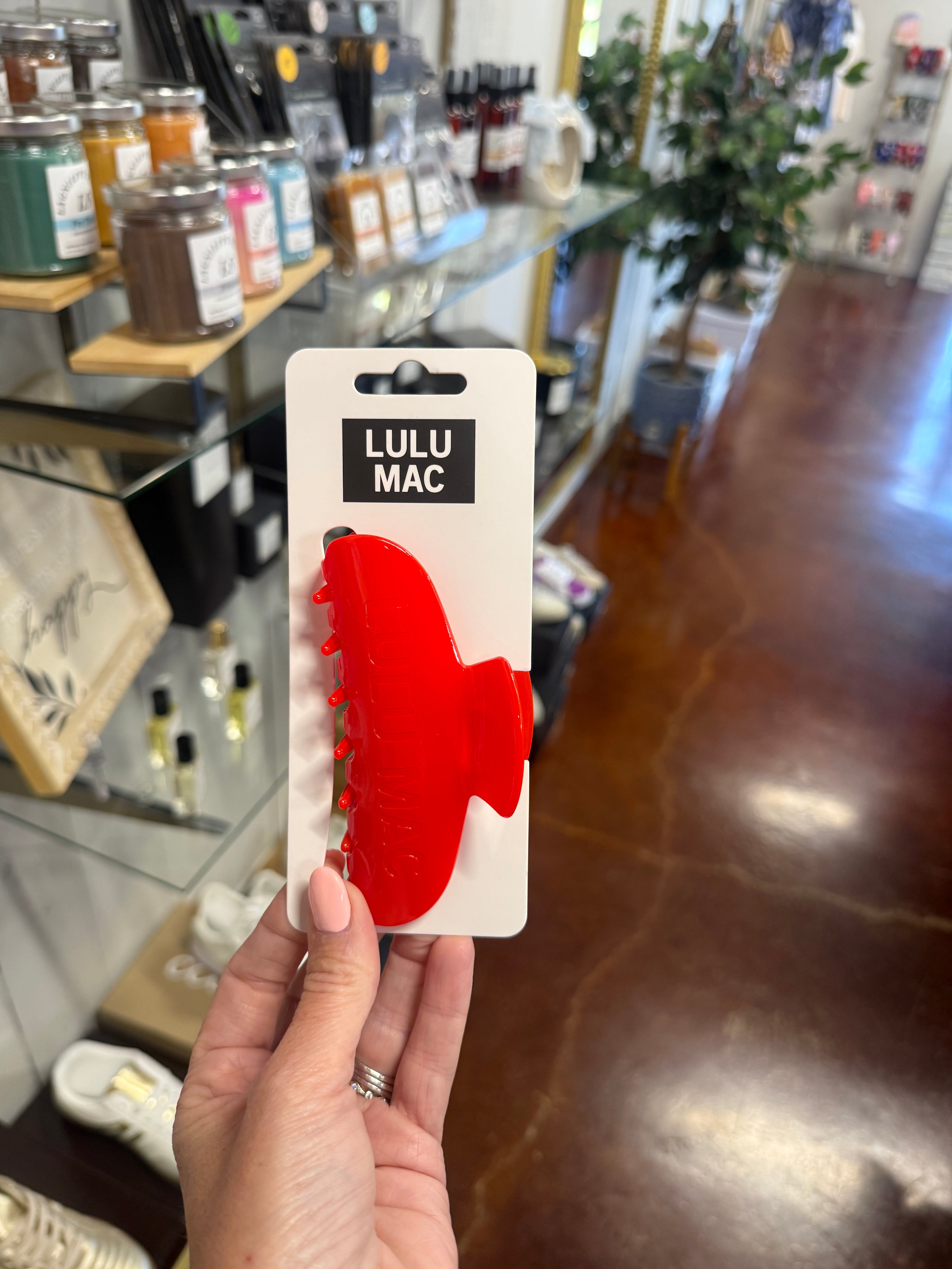 The Red Lulu Mac Hair Clip