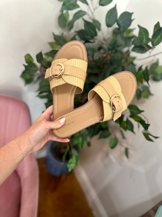 The Stellie Beige Slides