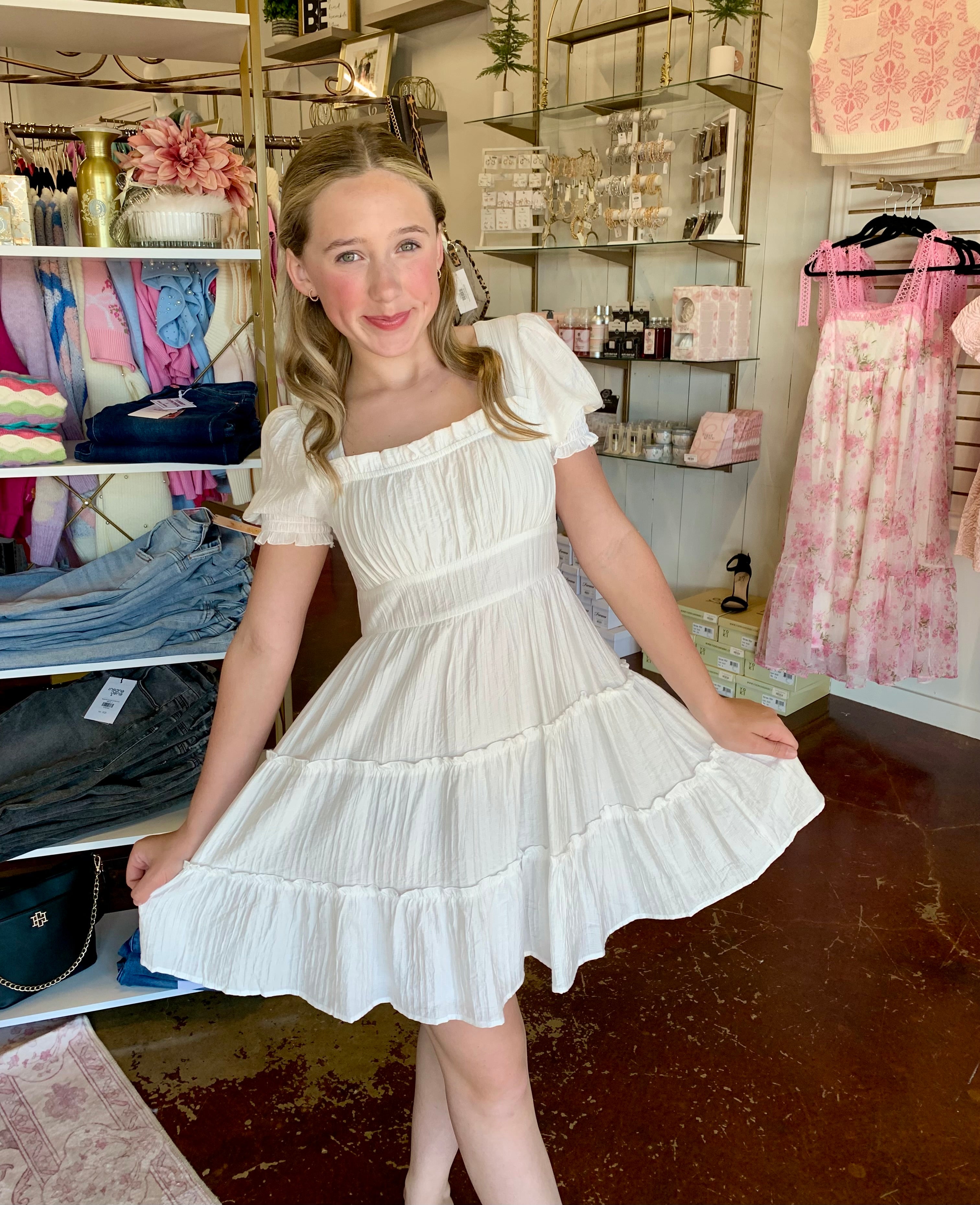 The Scarlet Mini Dress