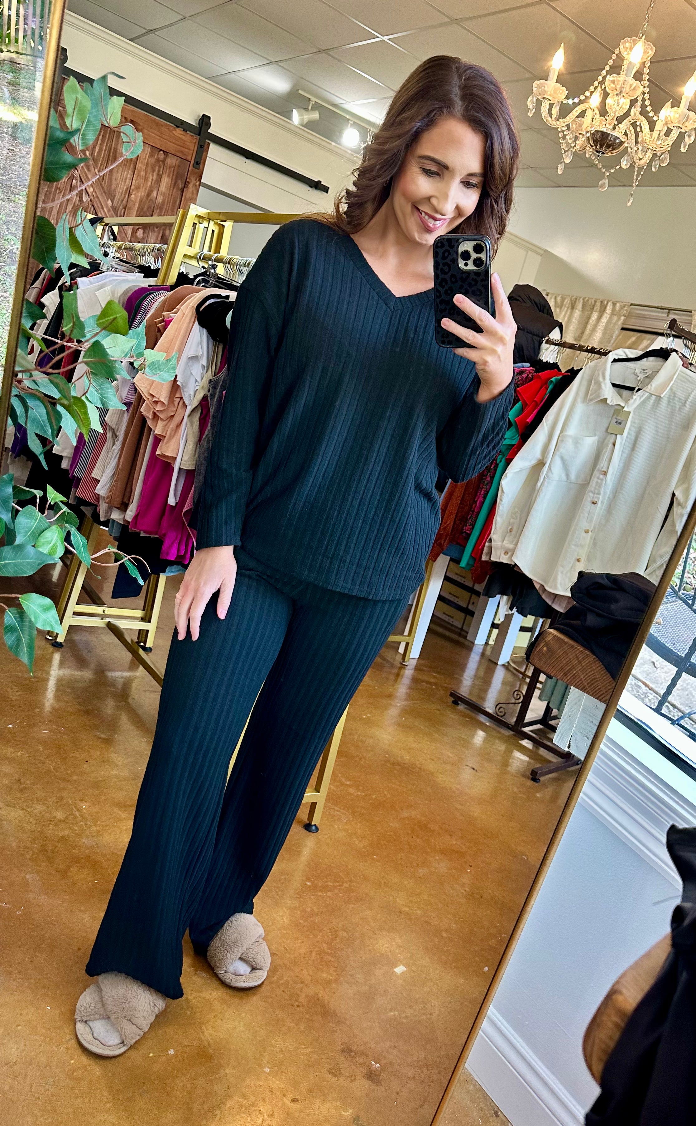 The Ribbed Lounge Set